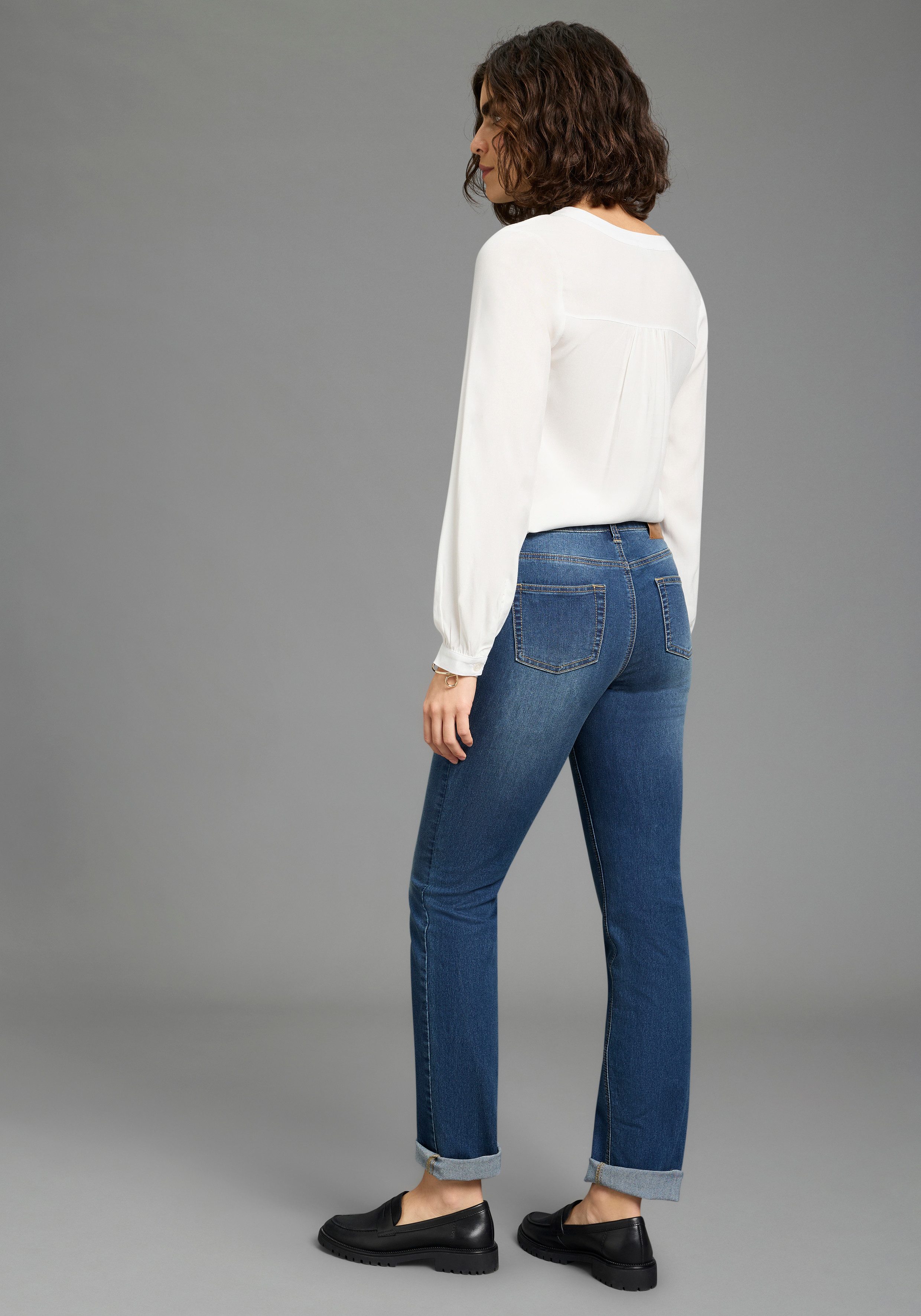 Arizona Gerade Jeans gerade geschnitten, normale Passform, hohe Leibhöhe