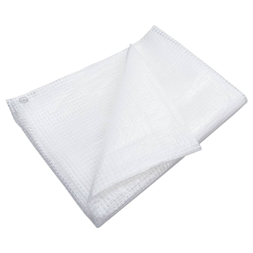 vidaXL Schutzplane Leno-Abdeckplane 140 g/m² 3x3 m Weiß (1-St)