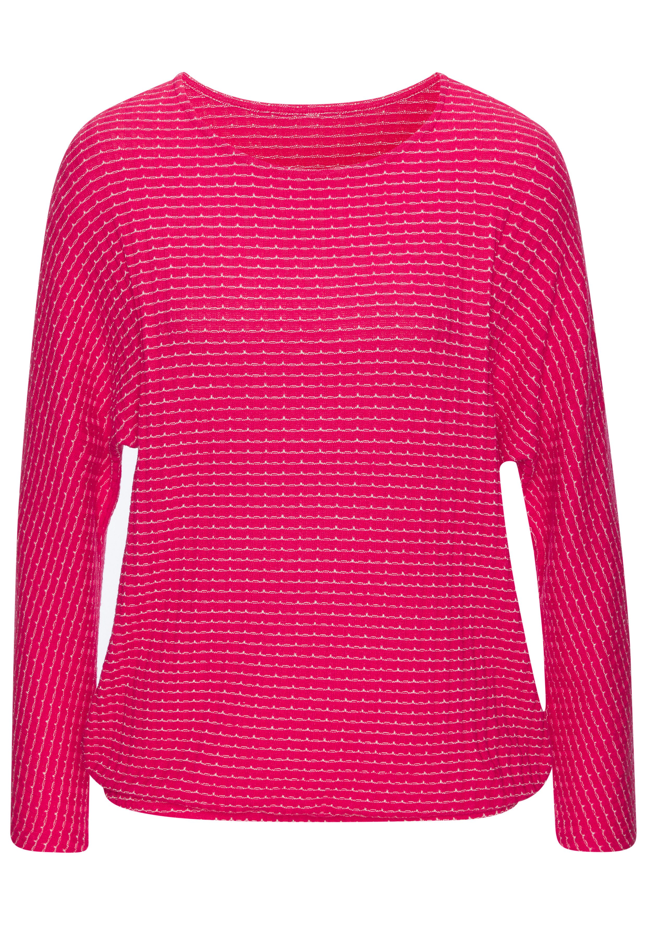 Vivance by Lascana Langarmshirt aus sommerlicher Strickqualität mit Gummizug im Bund
