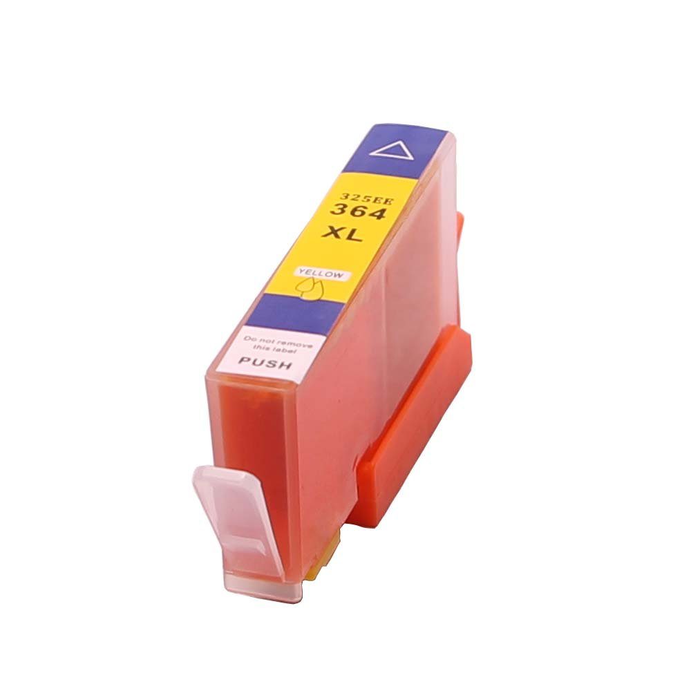 ABC Tintenpatrone (Kompatible Druckerpatrone für HP 364XL Gelb DeskJet 3070A 3520)