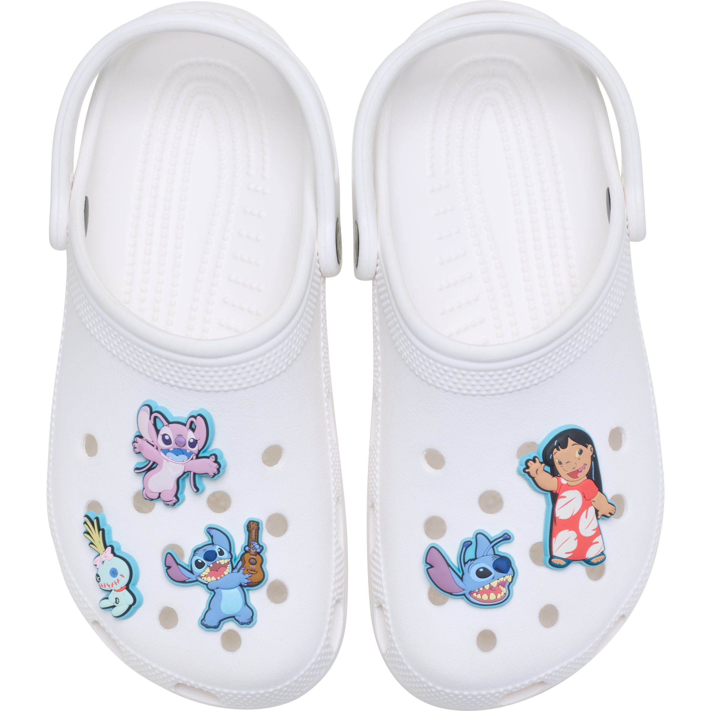 Crocs Schuhanstecker Jibbitz™ Stitch Refresh (Set, 5-tlg., Kein Spielzeug. Nicht für Kinder unter 3 Jahren geeignet), Charm, Anstecker, Accessoire für Crocs Schuhe