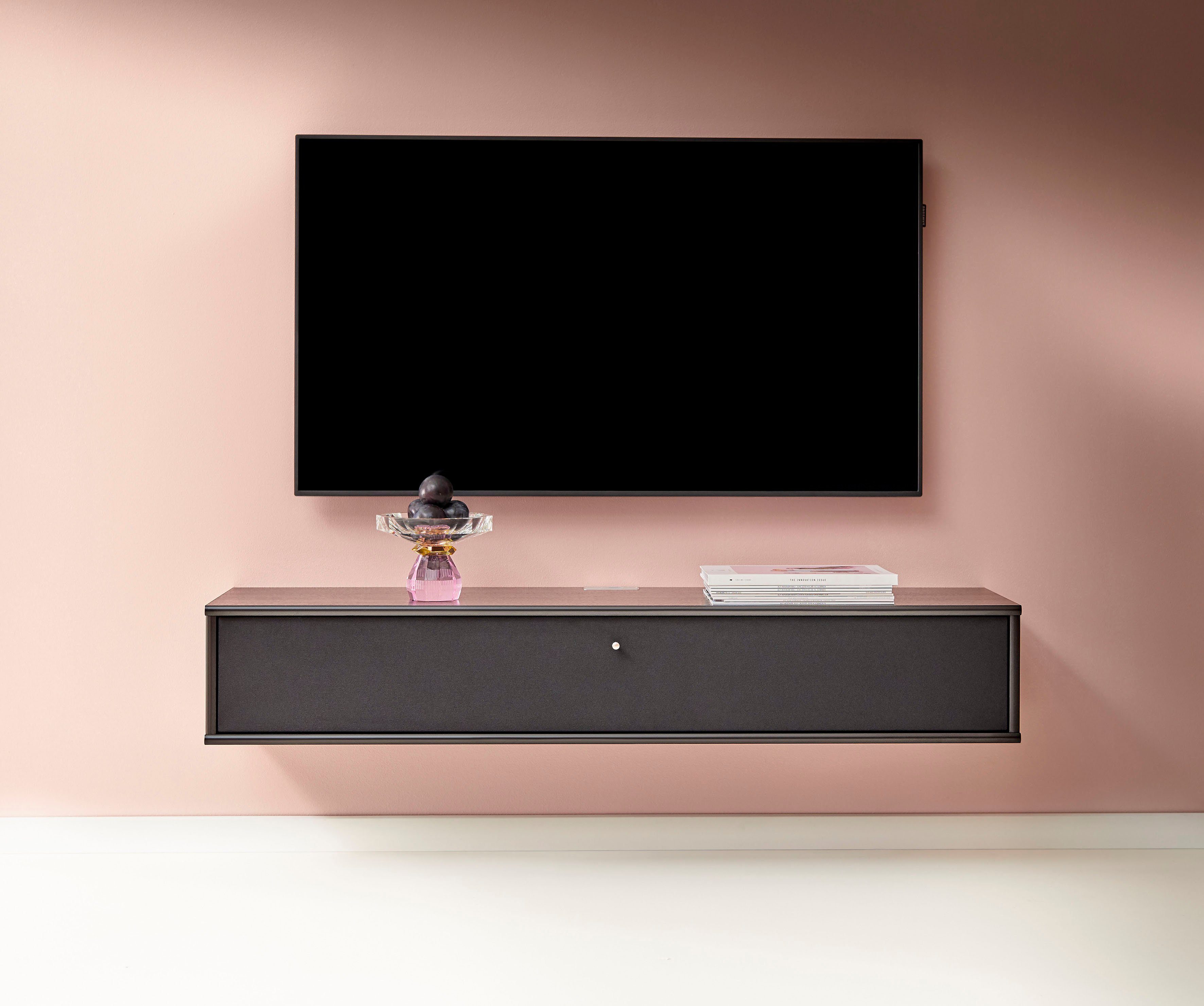 Hammel Furniture Media-Board »Mistral«, mit Klapptür mit Akustikstoff,  Kabeldurchführung, Breite: 133 cm
