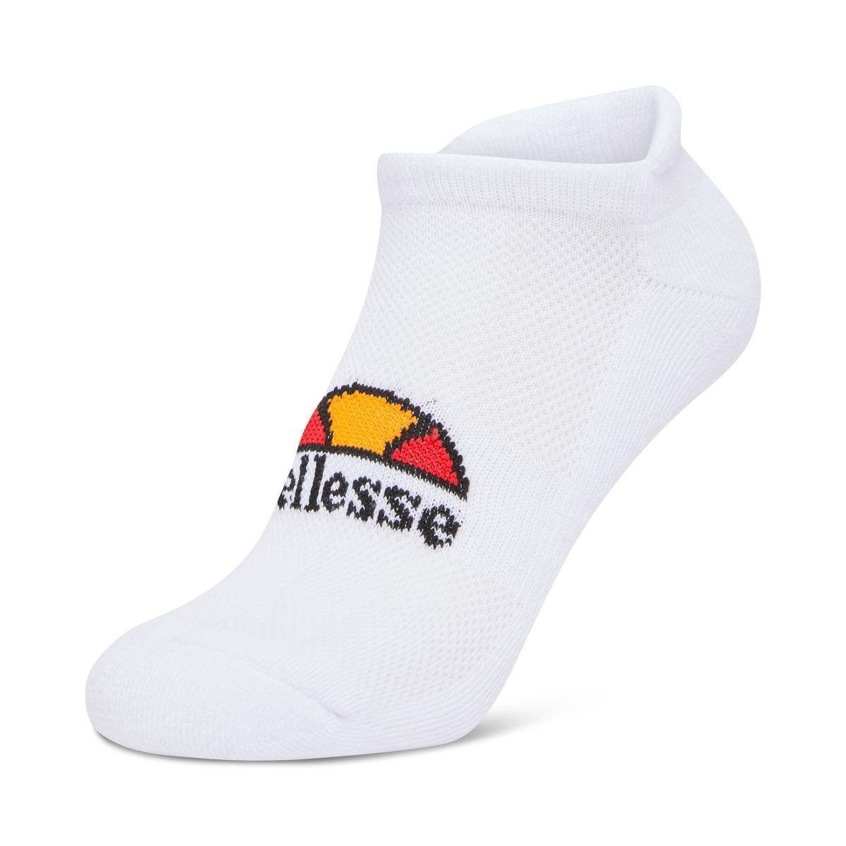 Ellesse Sportsocken Unisex Sneaker Paar Reban, Trainer 6 - Socken, Weiß