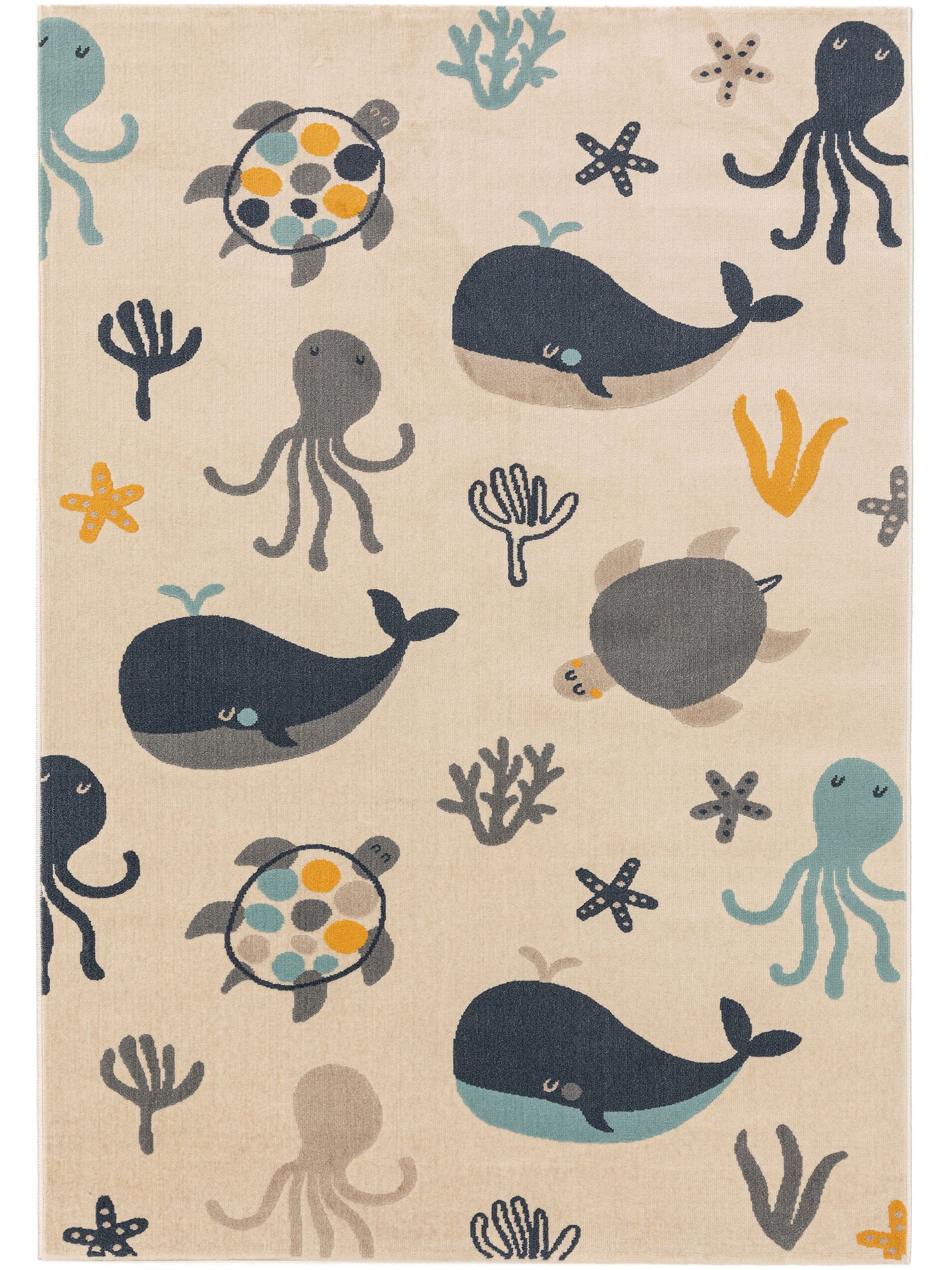 benuta Kinderteppich Fabius, rechteckig, Höhe: 6 mm, Kunstfaser, Berber, Et günstig online kaufen