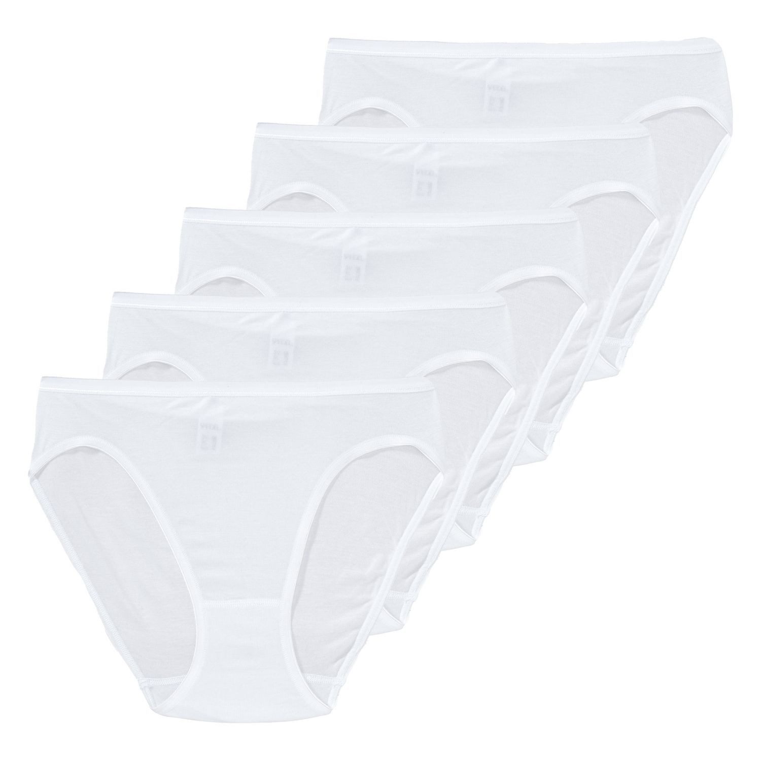 5 x weiß