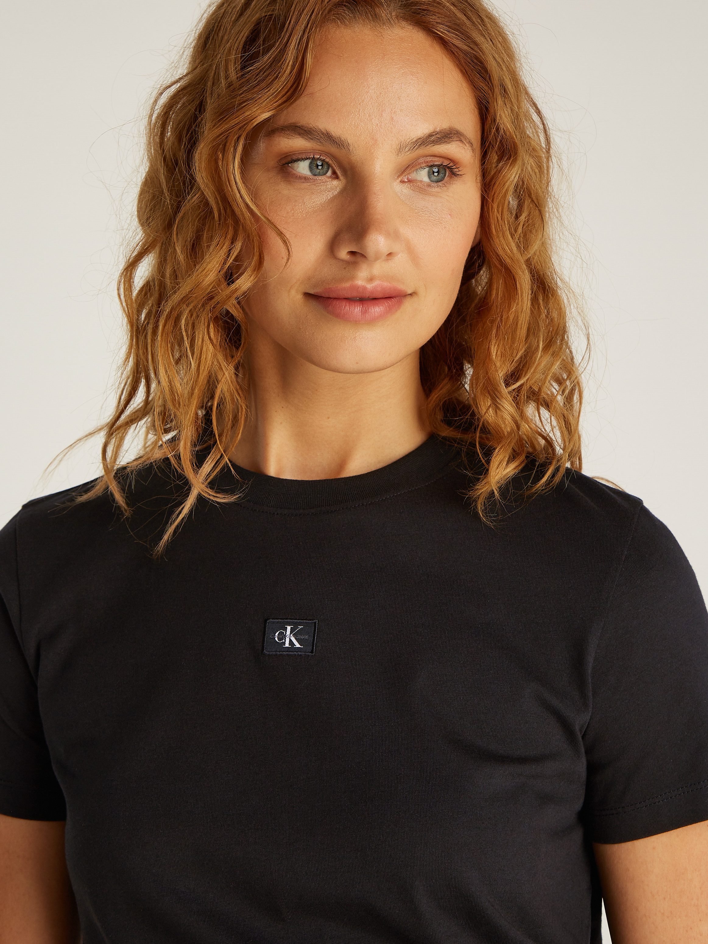 Calvin Klein Jeans T-Shirt WOVEN LABEL günstig online kaufen