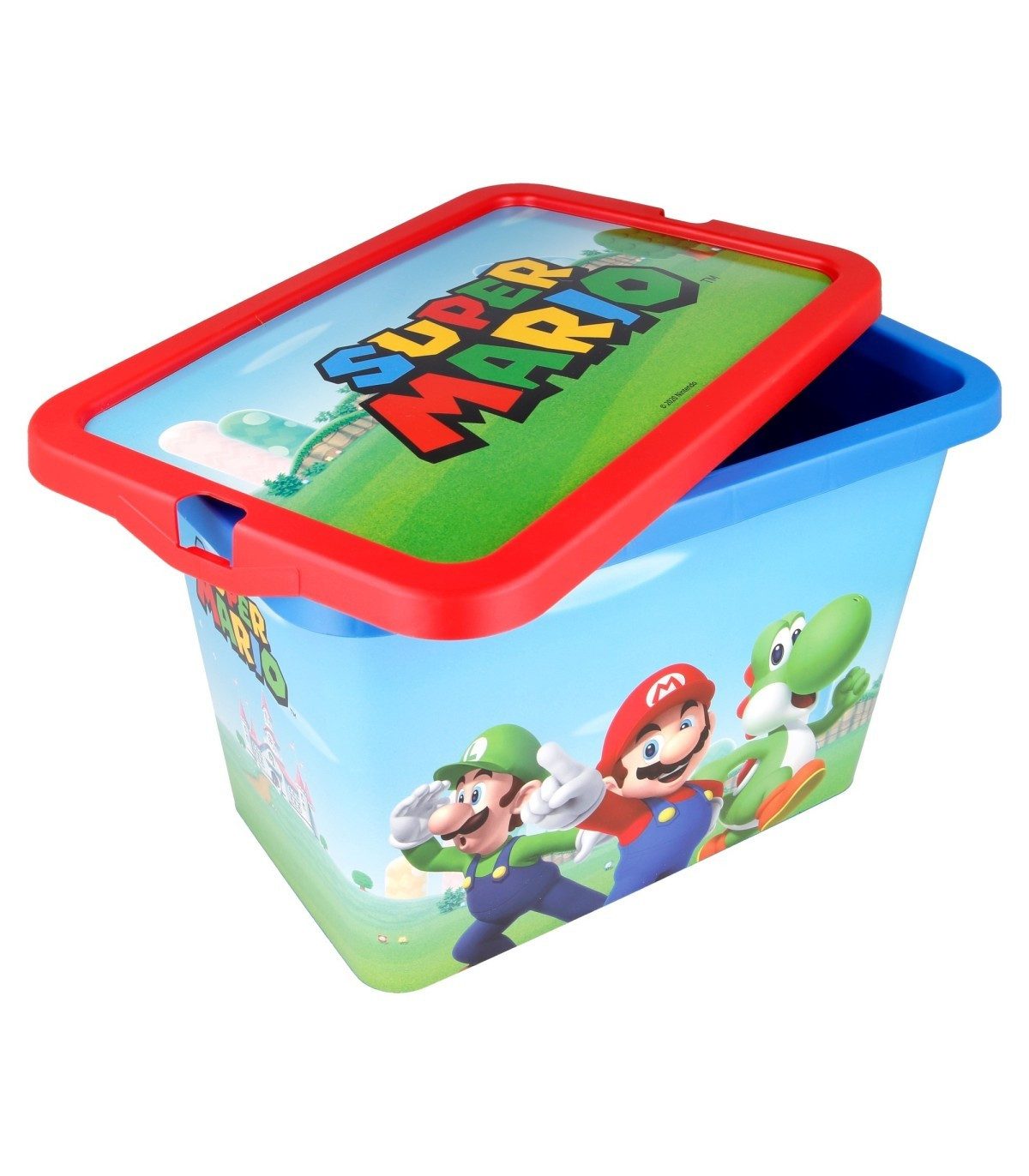 Super Mario Aufbewahrungsbox 7 l Kinderzimmer Box für Spielzeug