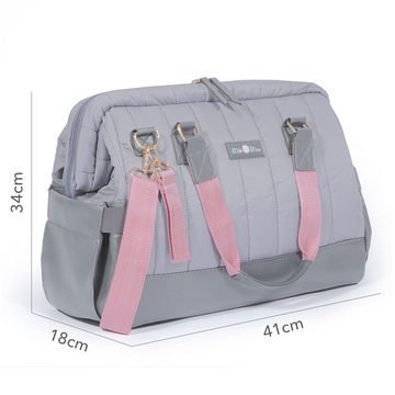 MILK&MOO Wickeltasche Milk&Moo Wickeltasche Auslaufsicher Baby Reisetasche Antrasit (1-tlg)