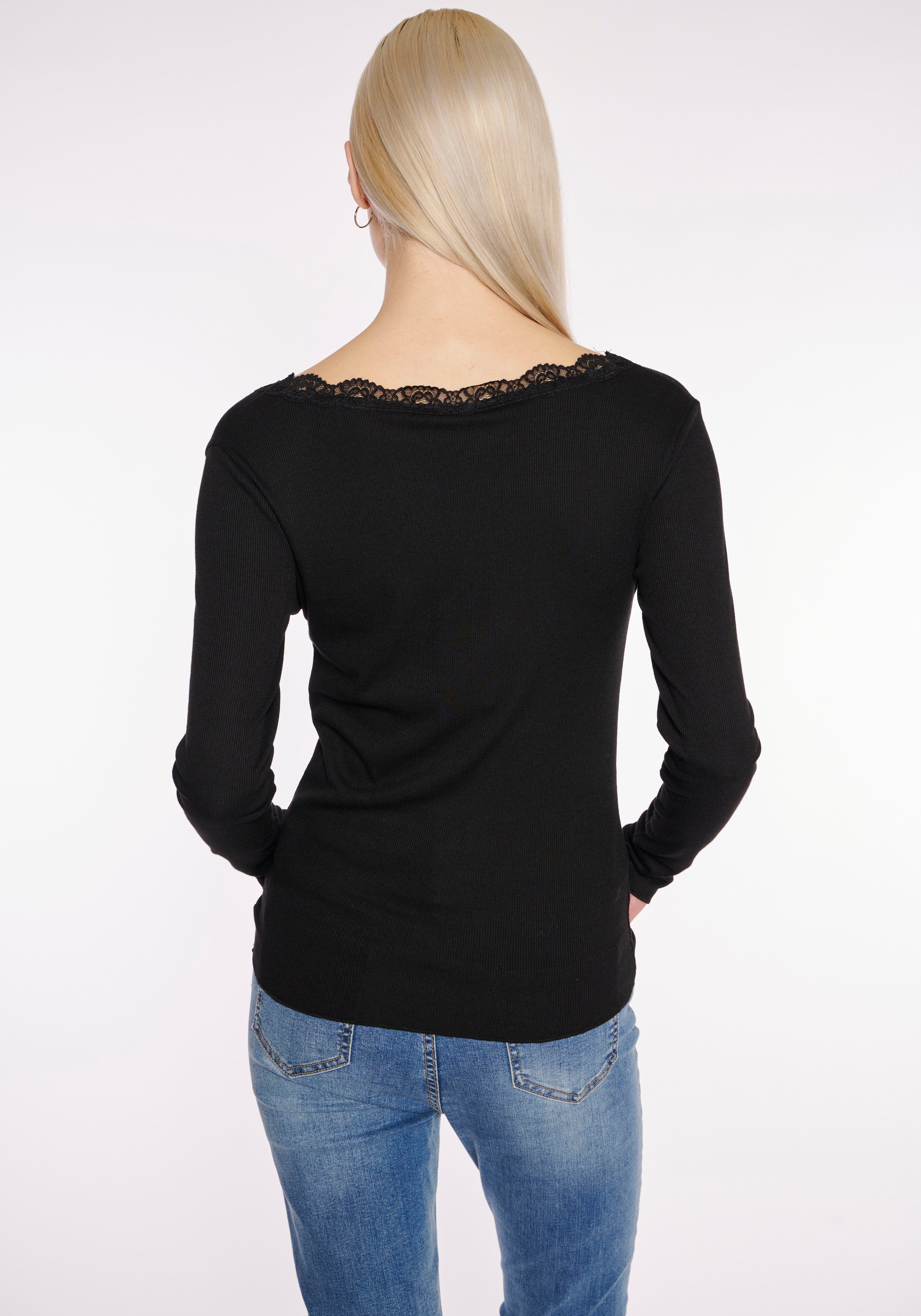 HaILY’S Langarmshirt LS V TP Fi44ona günstig online kaufen