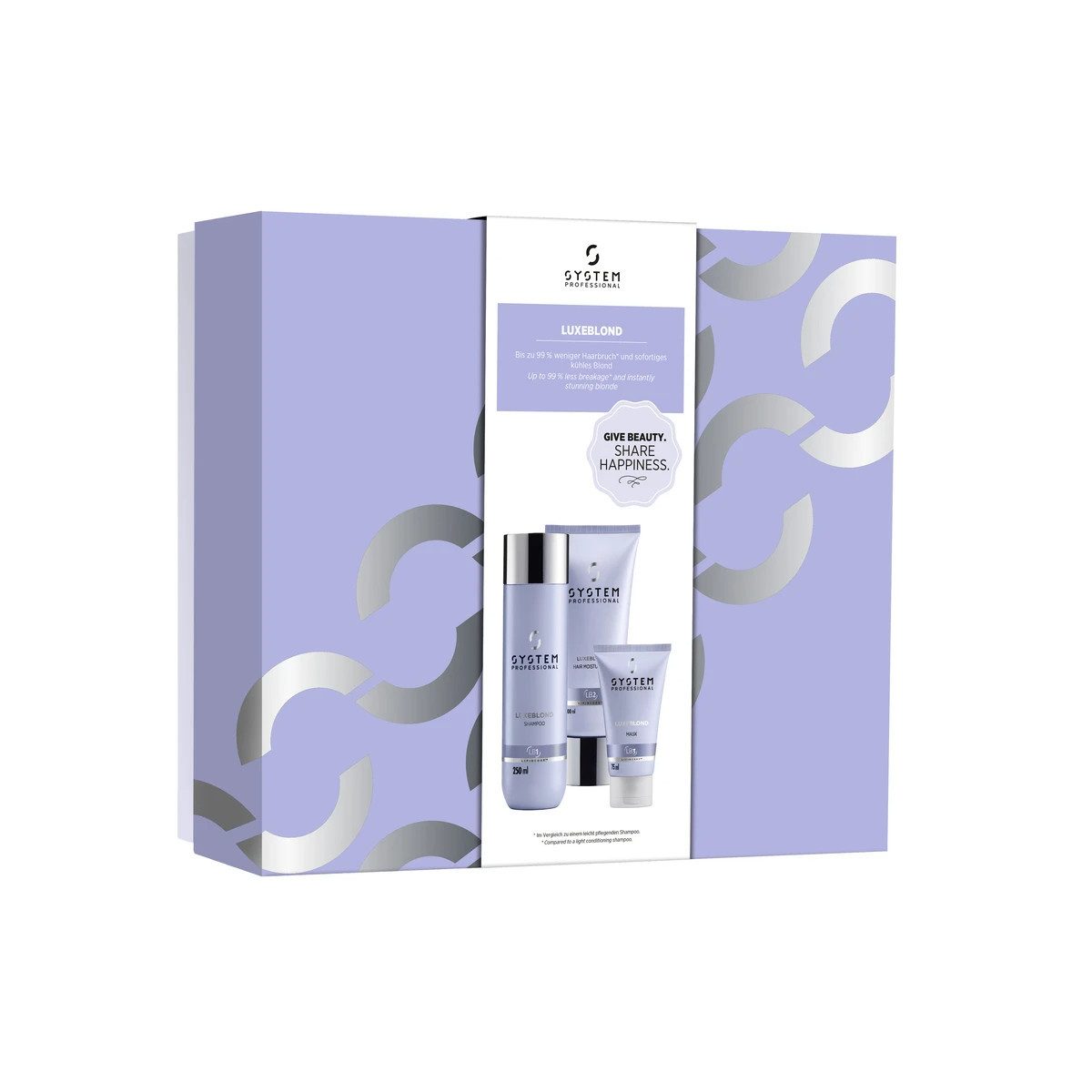 System Professional Silbershampoo System Professional Luxeblond Set Shampoo Conditioner Mask Wella, 3-tlg., Luxe Blonde Big Set