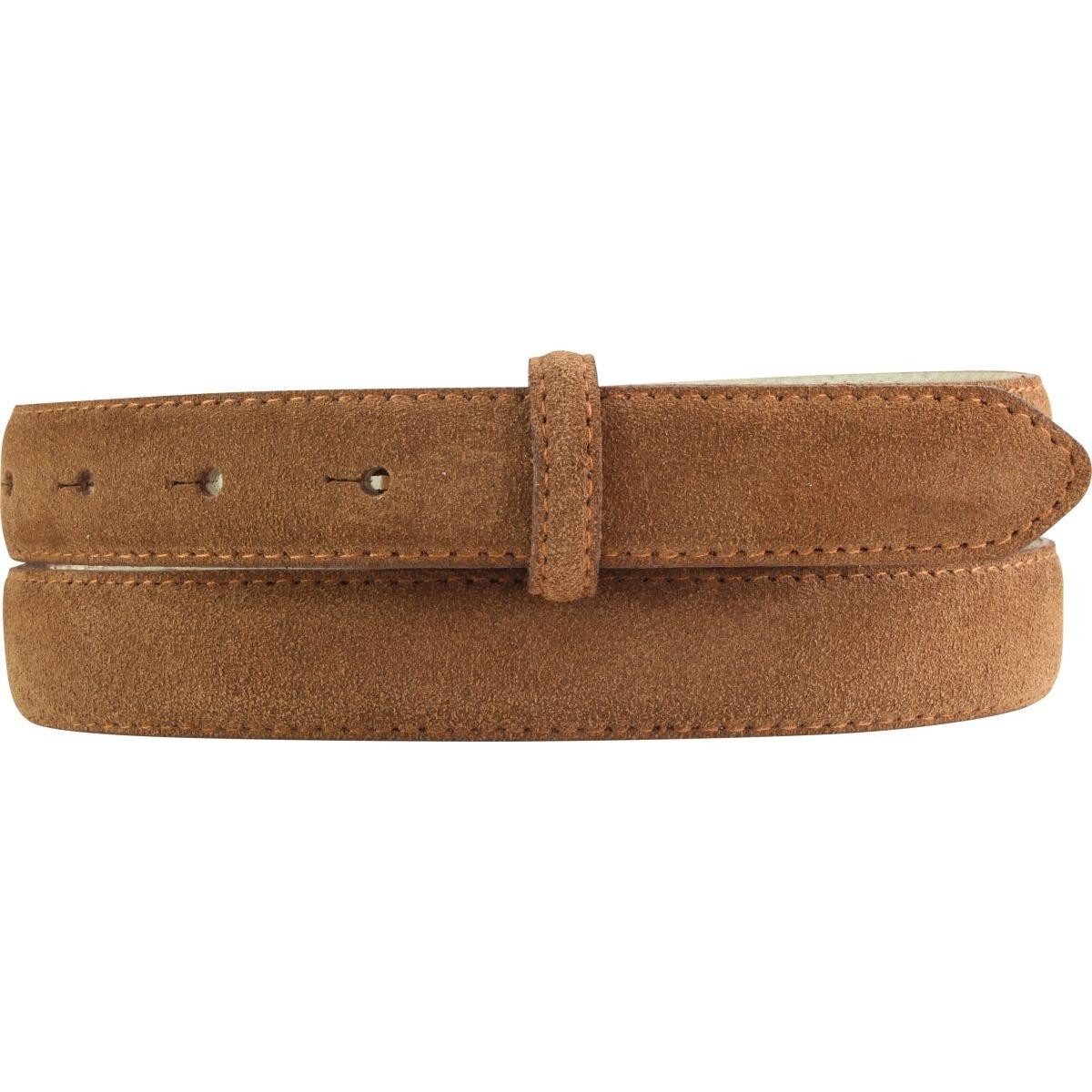 BELTINGER Ledergürtel Gürtel aus Veloursleder ohne günstig online kaufen