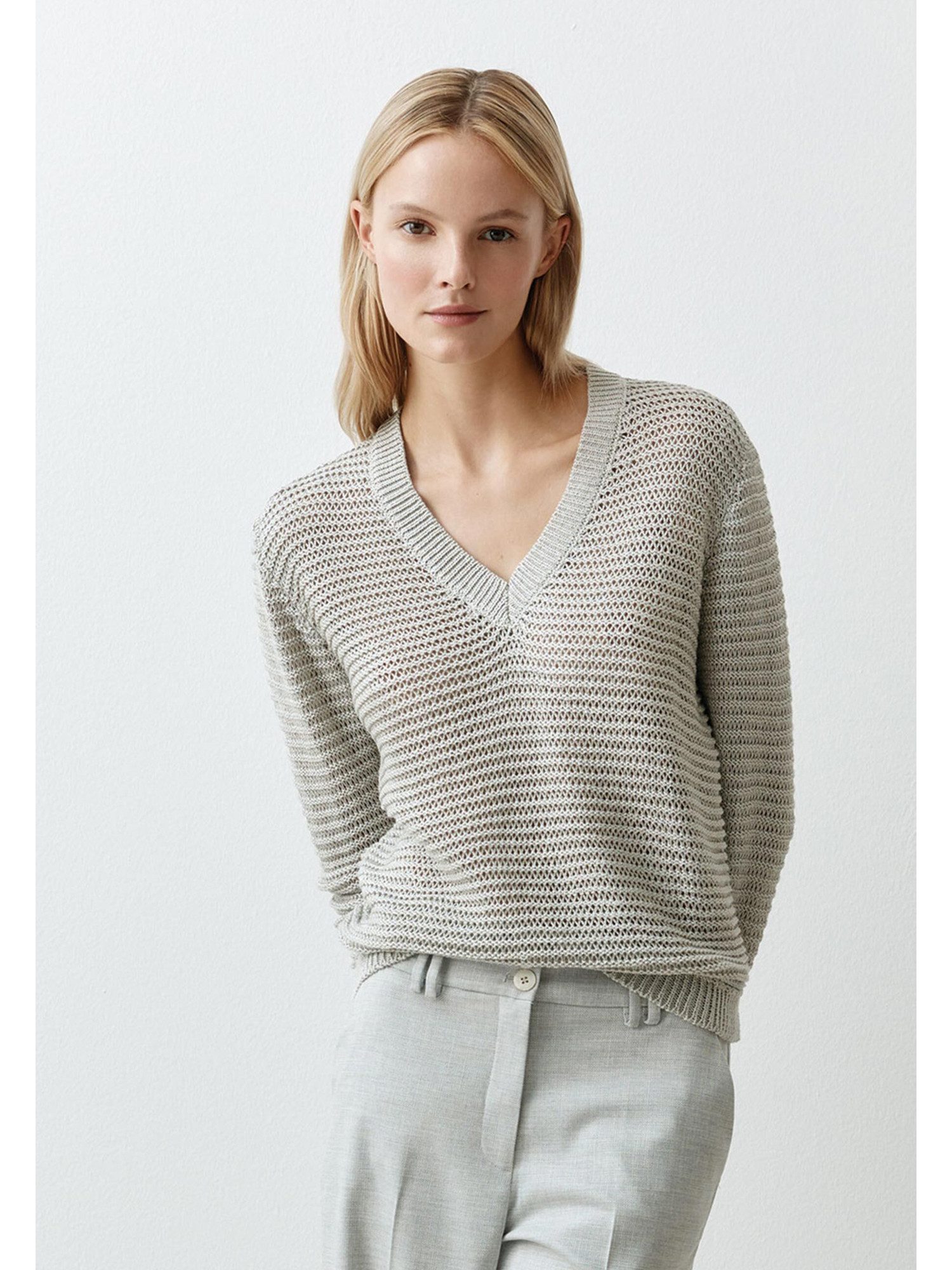 Strickpullover Strukturpullover