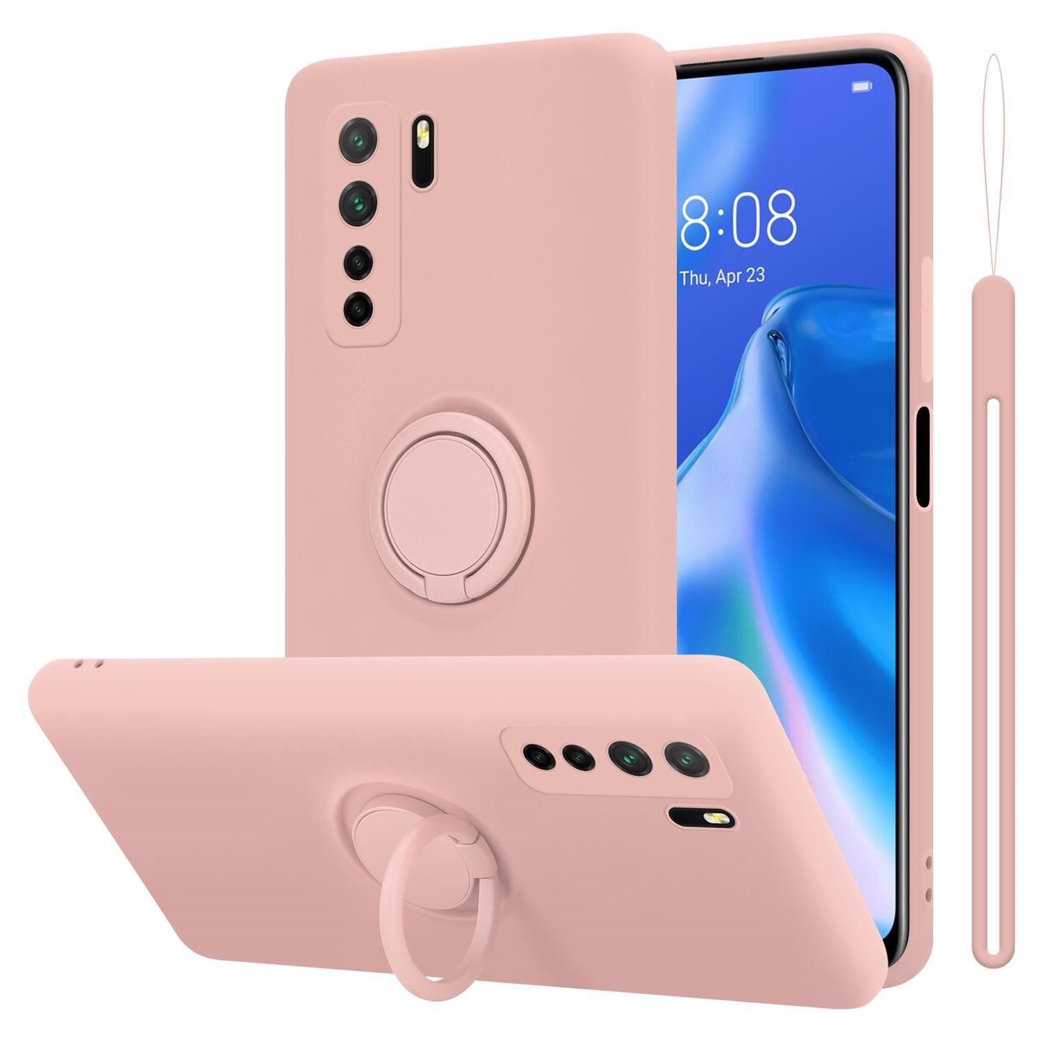 Cadorabo Handyhülle für Huawei NOVA 6 SE / P40 LITE / NOVA 7i Hülle Huawei NOVA 6 SE / P40 LITE / NOVA 7i, Robustes Hard Case - Handy Schutzhülle - Hülle - Back Cover Bumper