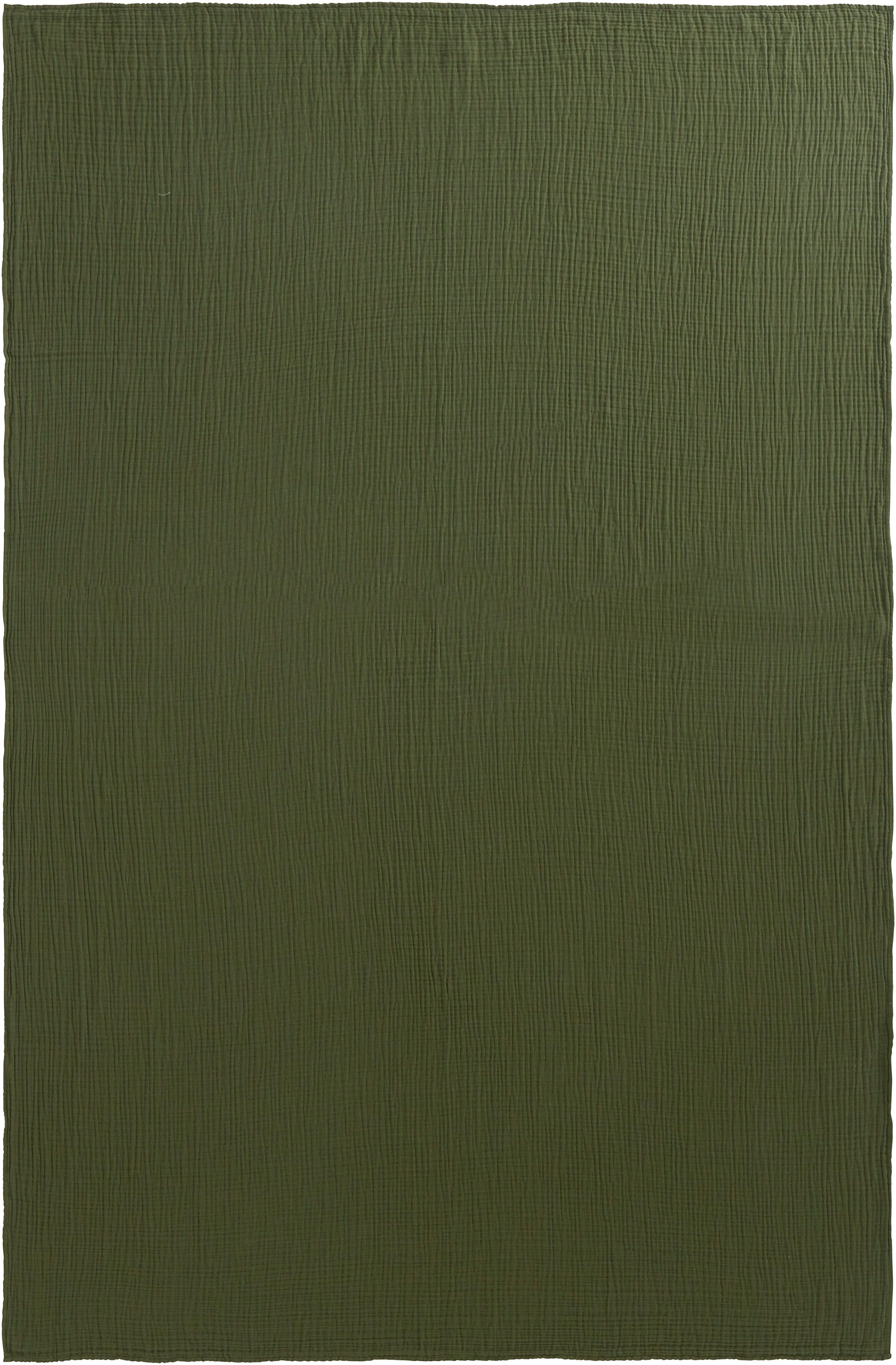 Wohndecke HEVIN, Musselin, 100% Baumwolle, Topseller!, LeGer Home by Lena Gercke, Tagesdecke im Baumwoll-Crinkle-Effekt, Musselin, Kuscheldecke – Bild 3 von 3