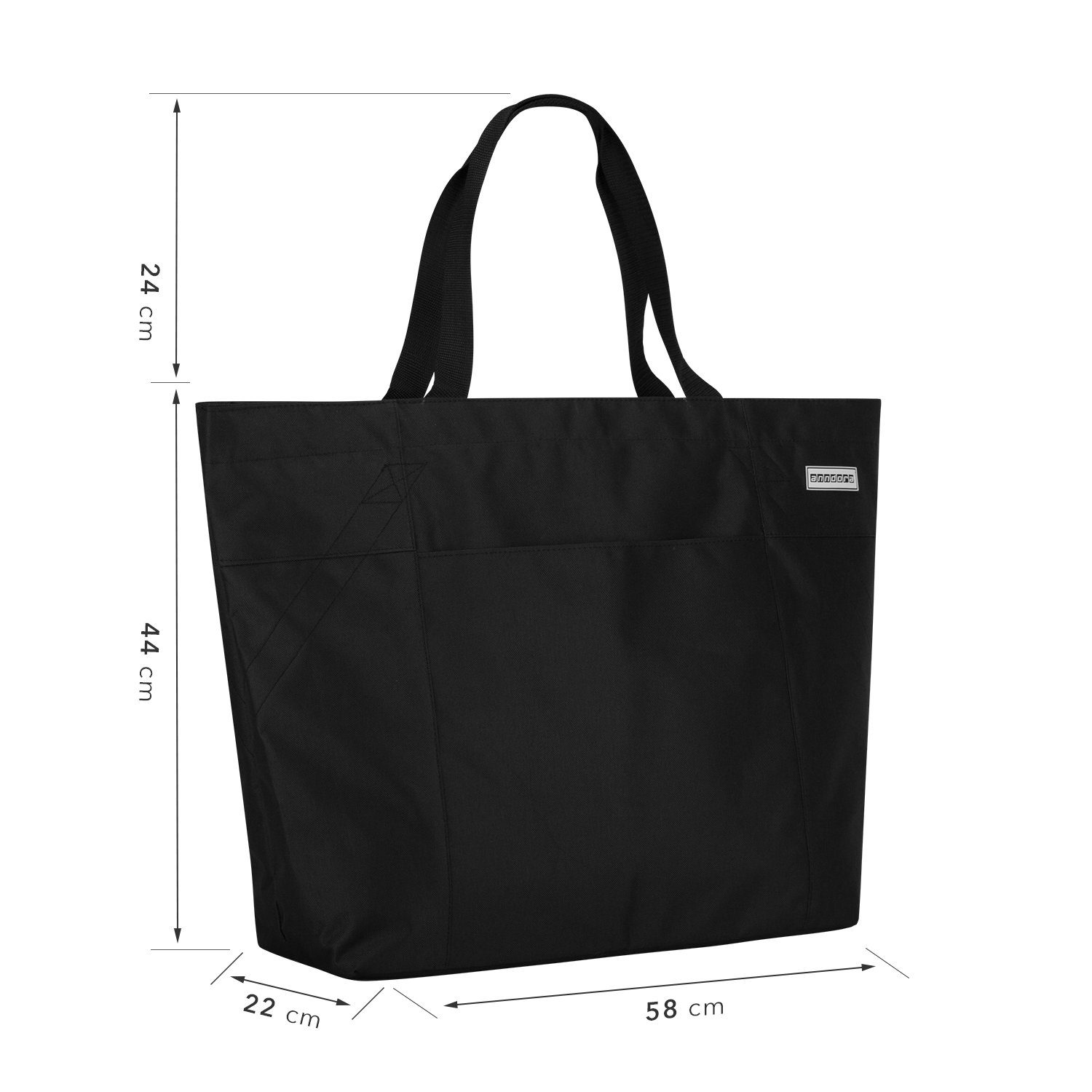 anndora XL-Strandtasche Umhängetasche Freizeittasche XXL 40 Liter, Geräumig günstig online kaufen