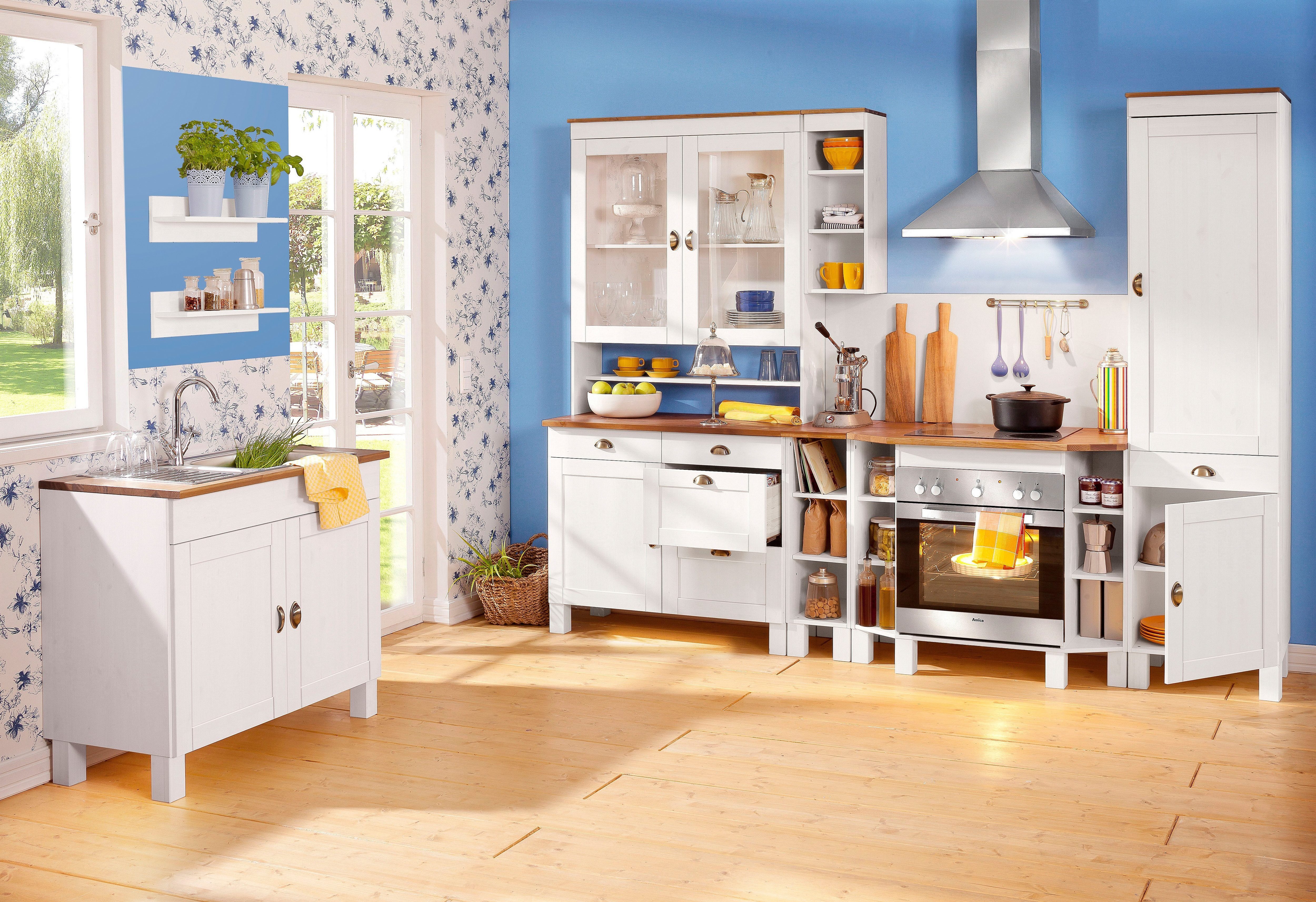 Home affaire Hochschrank Oslo 50 cm breit, in 2 Tiefen, 2 Türen, 1 Schublad günstig online kaufen