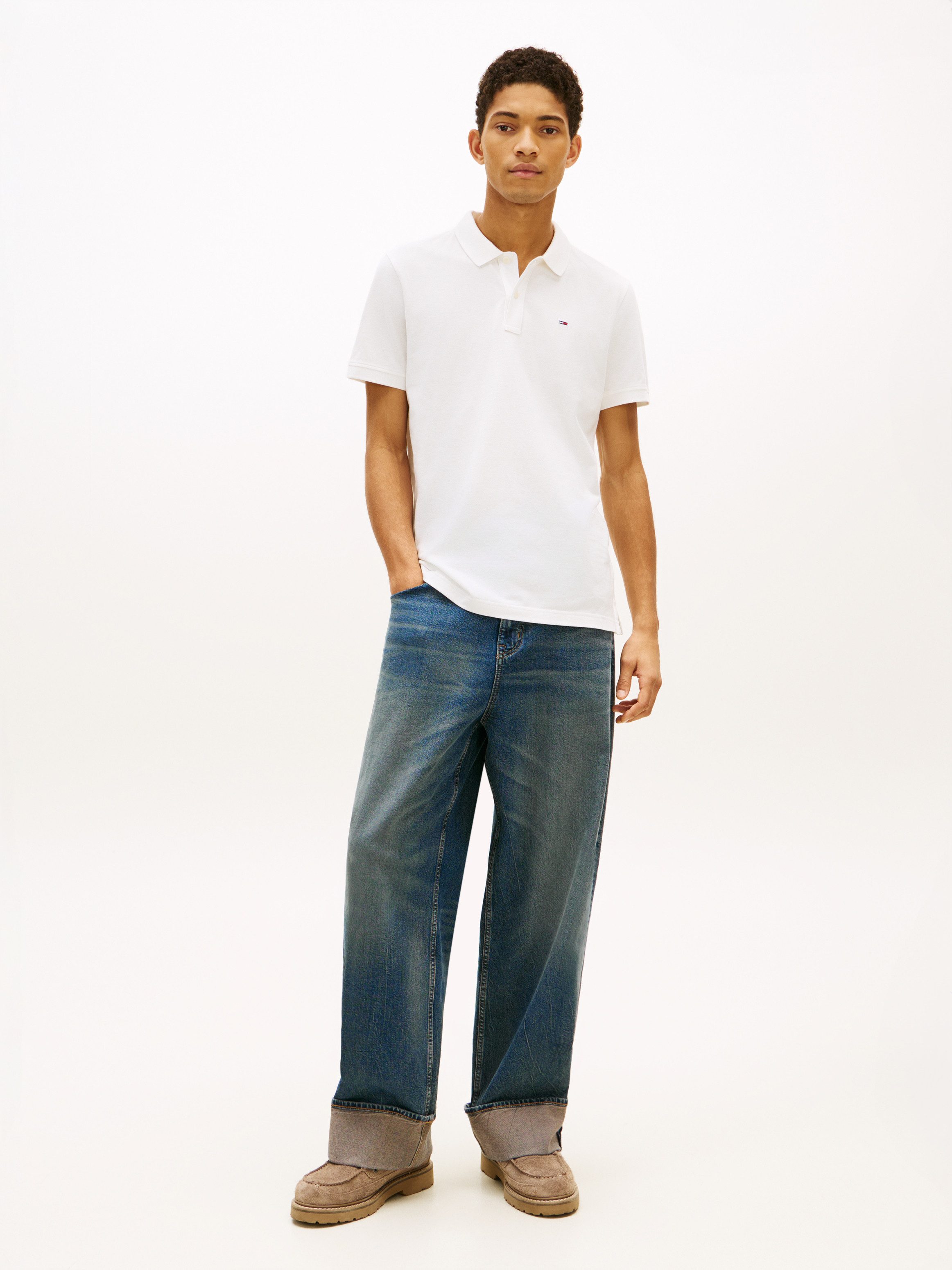 Tommy Jeans Poloshirt TJM SLIM PLACKET POLO EXT – Bild 4 von 5