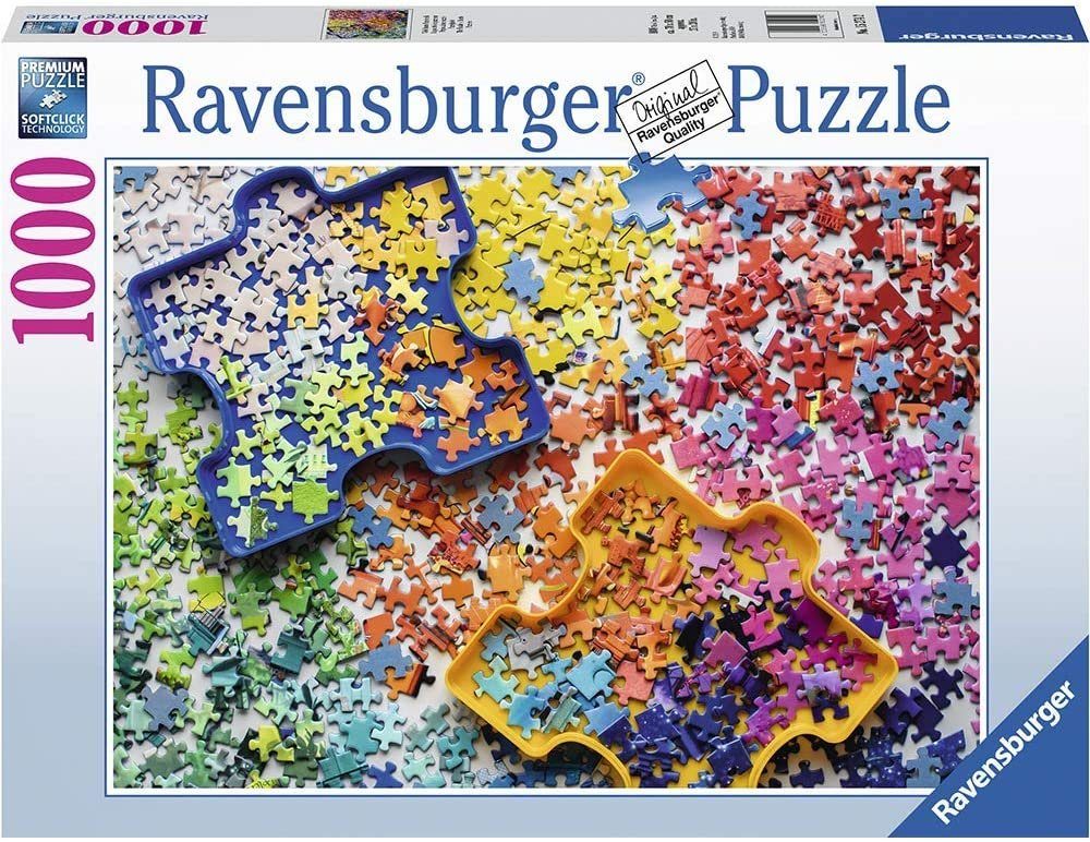 15274 Puzzleteile, Ravensburger Viele Puzzle Ravensburger bunte Puzzleteile -