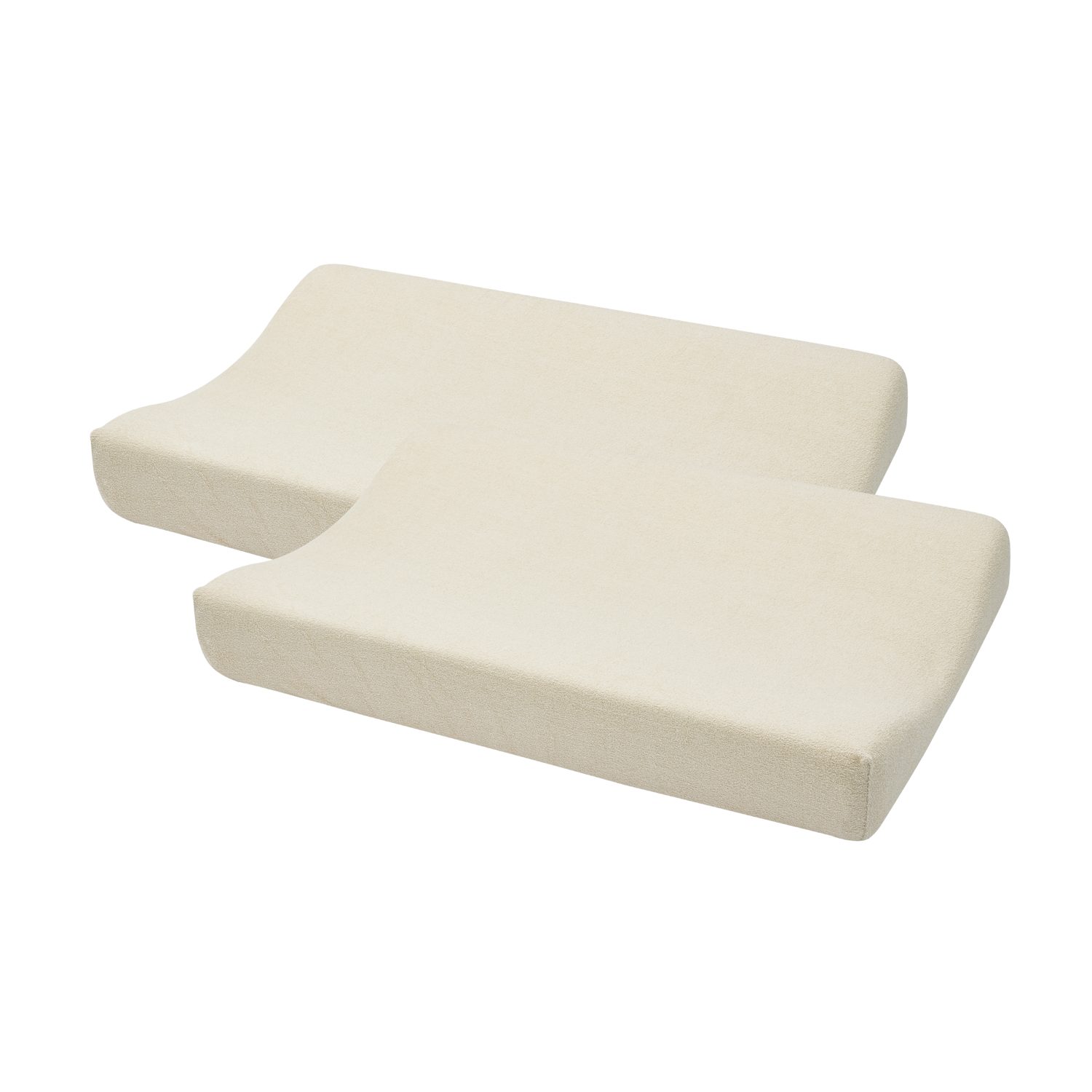 Meyco Baby Wickelauflagenbezug Soft sand (2-tlg., 50x70cm - 2-pack), 50x70cm - 2-pack