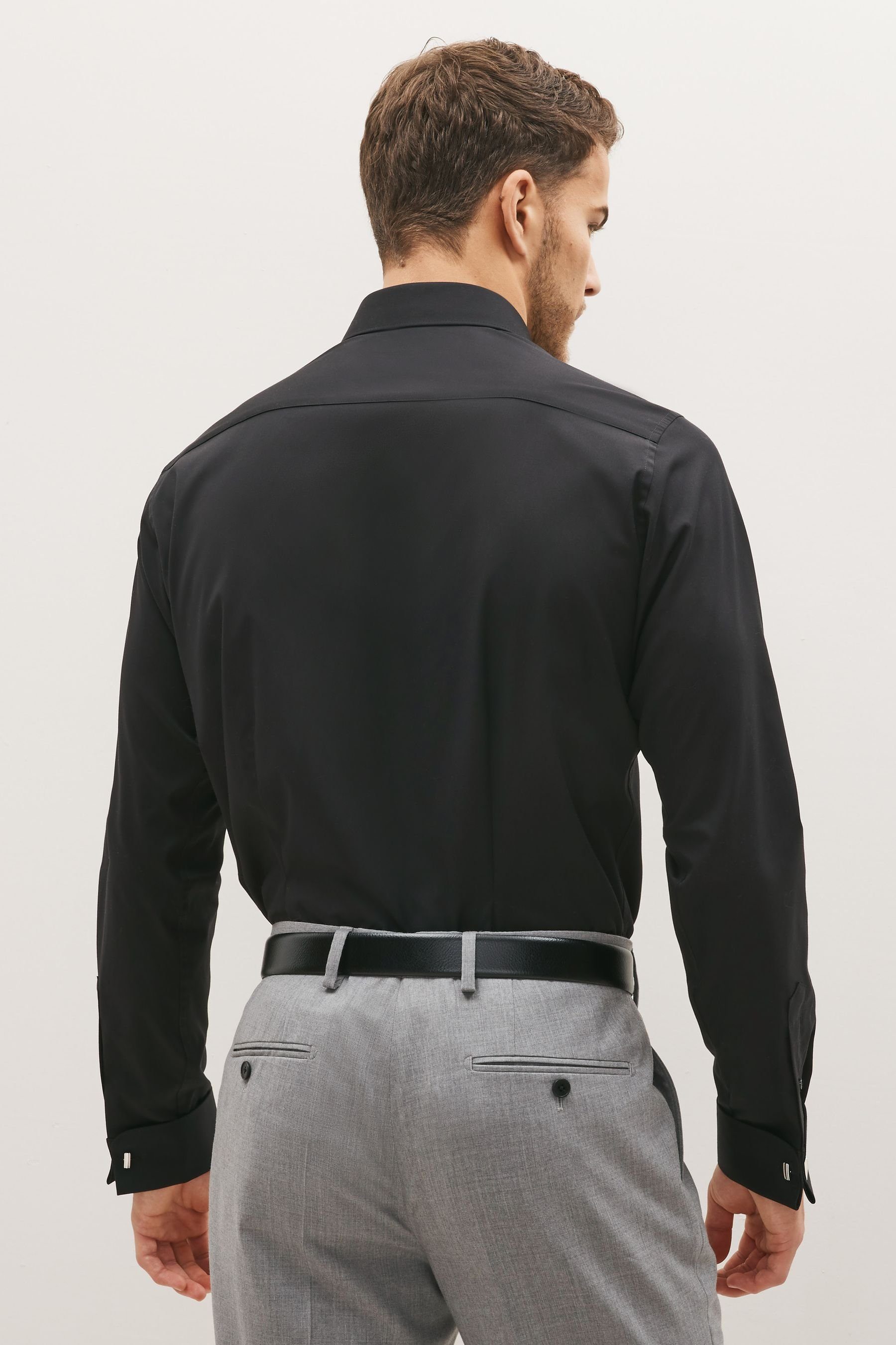 Next Businesshemd Easy Care Slim Fit Hemd, Doppelmanschette (1-tlg) günstig online kaufen