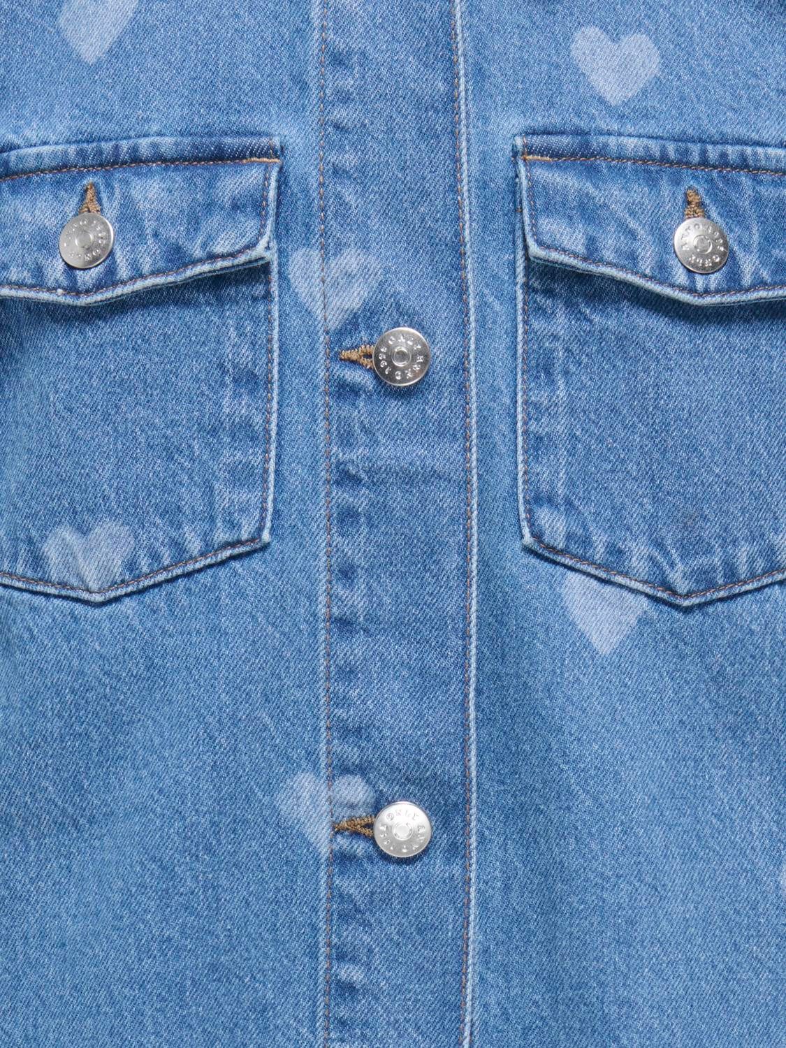 KIDS ONLY Jeanskleid KOGLOVA SS HEART DNM DRESS
