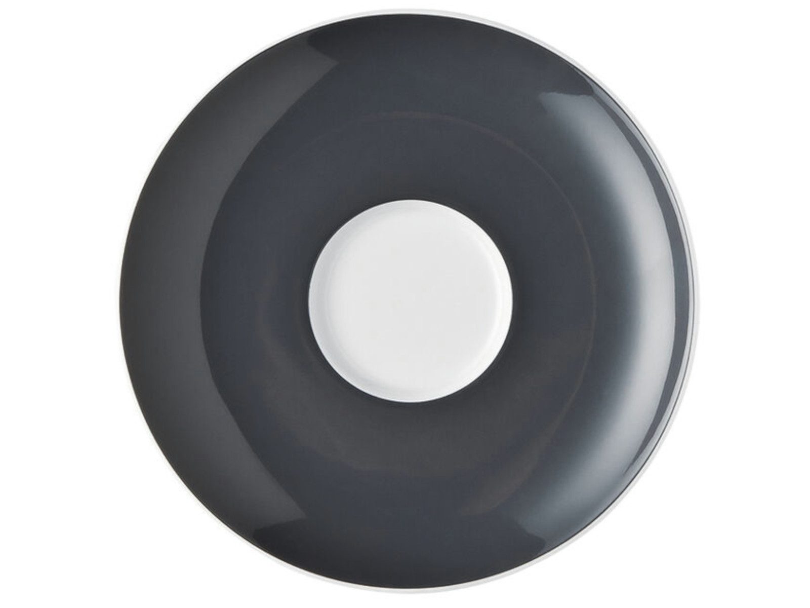 Thomas Porzellan Untertasse Sunny Day Grey Kaffee-/Kombi-Untertasse 14,5 cm, Untertasse