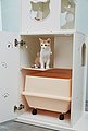 Zoopplier Kratzbaum »CatS Design "2 in 1 Kletterbaum & Katzentoilette«, 90 x 50 x 211 cm (B x T x H), Bild 4