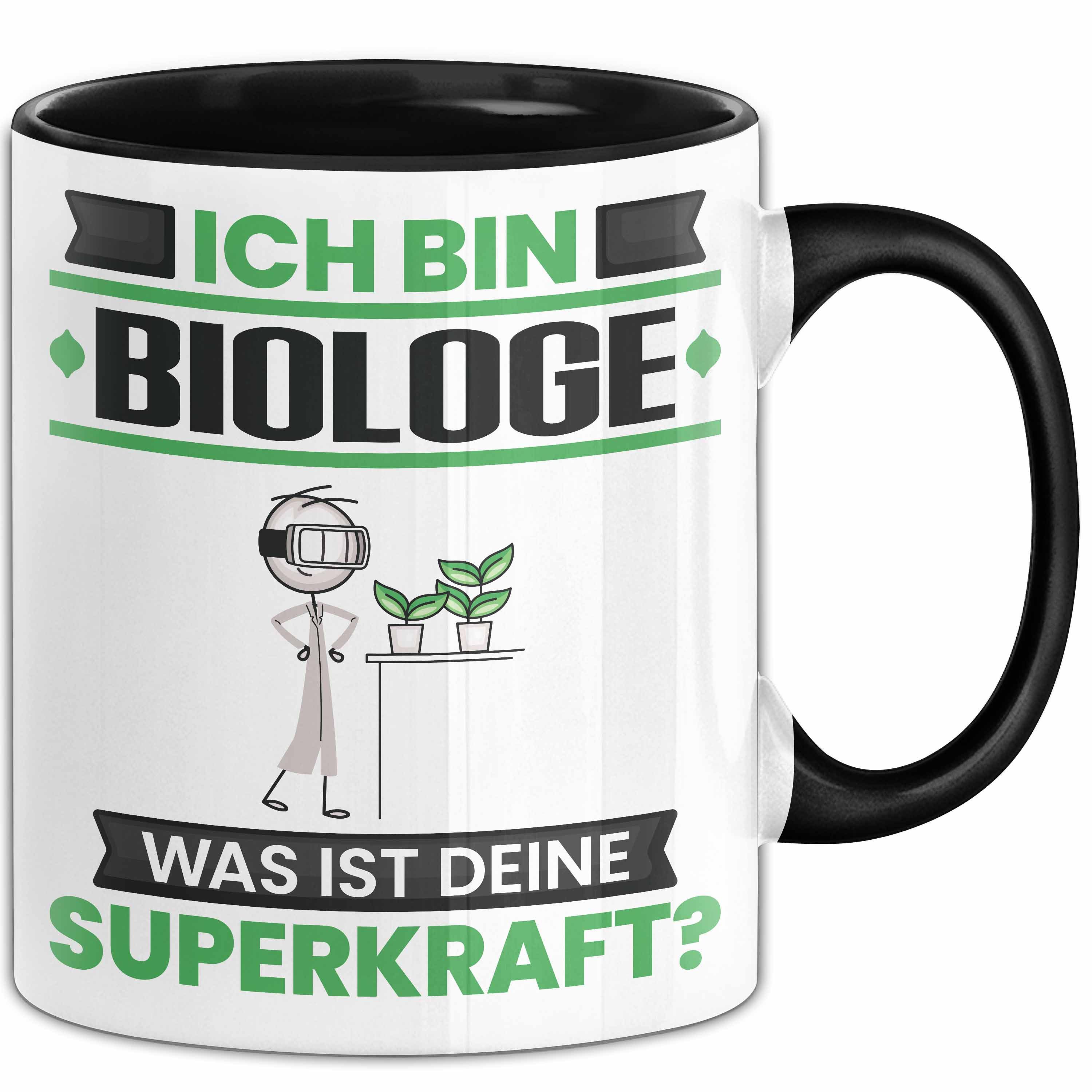 Trendation Tasse Biologe Tasse Geschenk für Biologe Geburtstag Lustiger Spruch Kaffee-B, Keramik