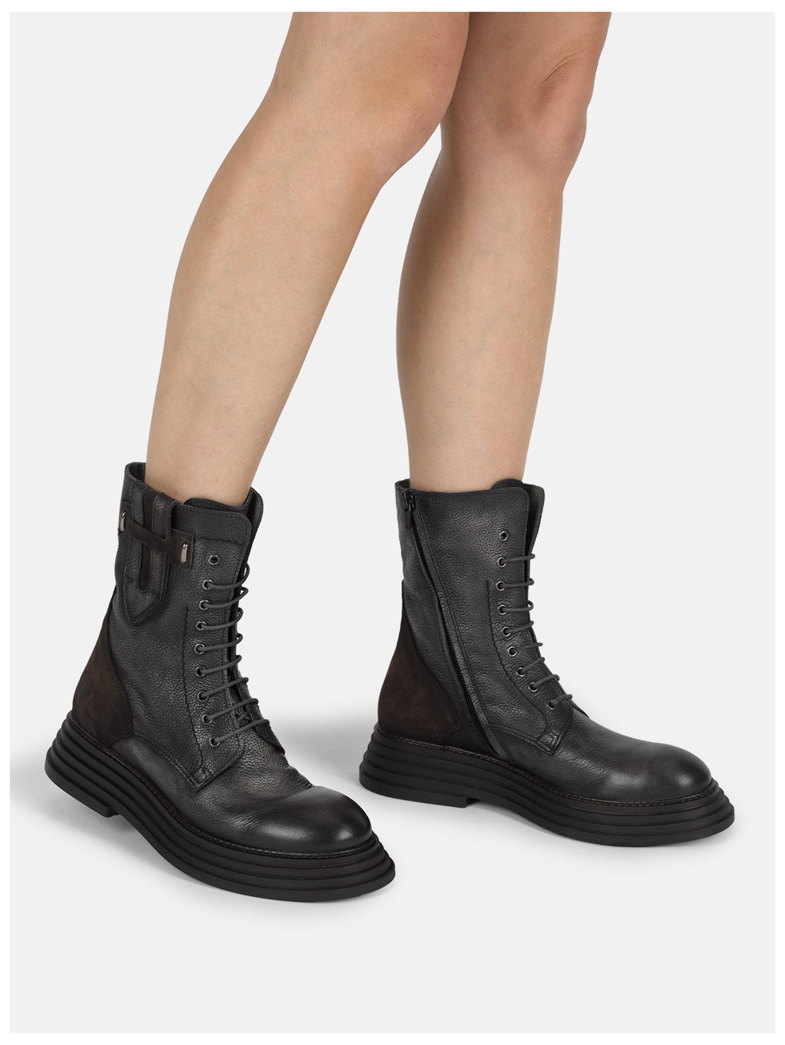 Felmini Stiefelette Leder . Stiefelette