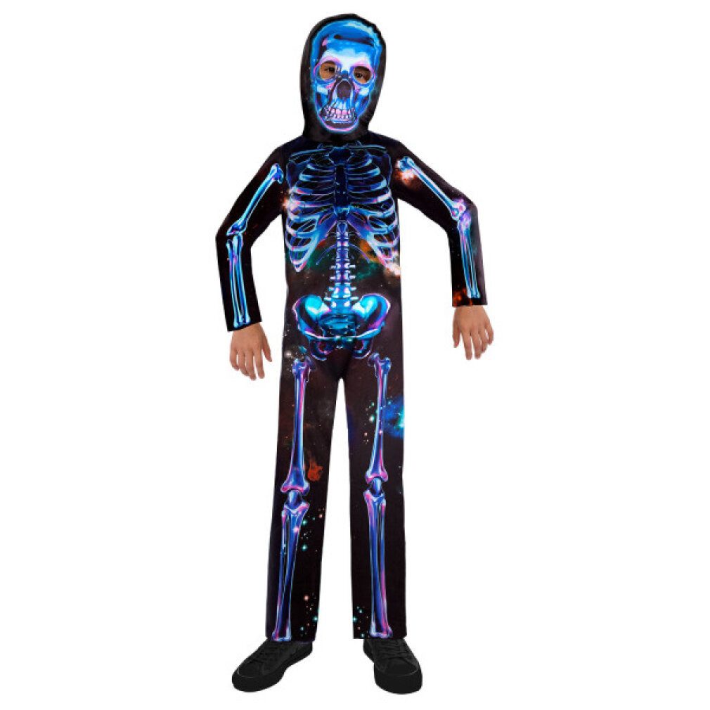 Amscan Kostüm Neon Skelett Boy Kostüm recycelbar