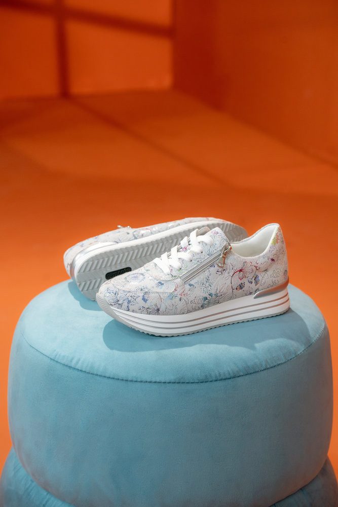 Remonte Plateausneaker Freizeitschuh, Halbschuh, Schnürer mit Wechselfußbett