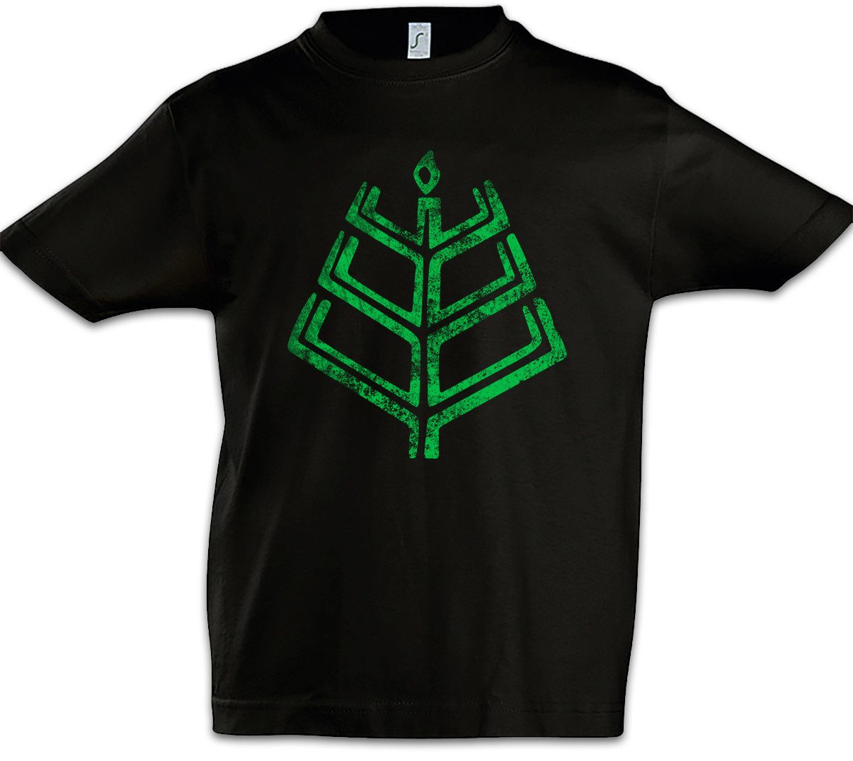 Print-Shirt Romuva Latvian Dievturity Symbol Kinder T-Shirt Sign Zeichen Logo