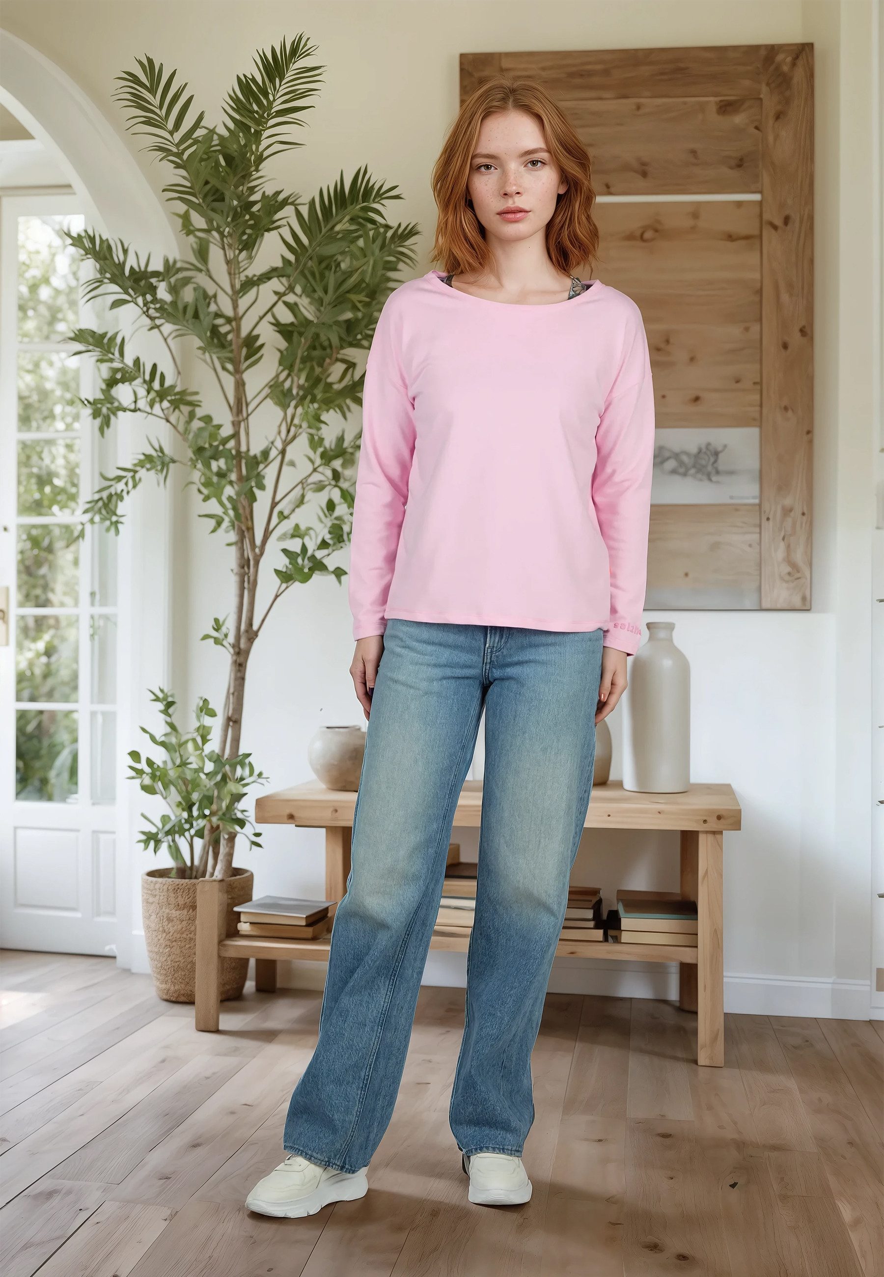 salzhaut Sweatshirt UNNERWEGS Damen Relaxed-Fit günstig online kaufen