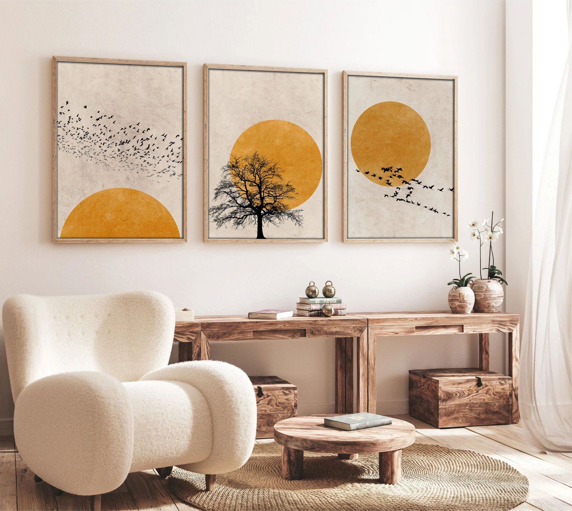 Wallity Leinwandbild Painting: 100% MDF (Thickness: 3 mm), 50 x 70 cm (3 Pi günstig online kaufen