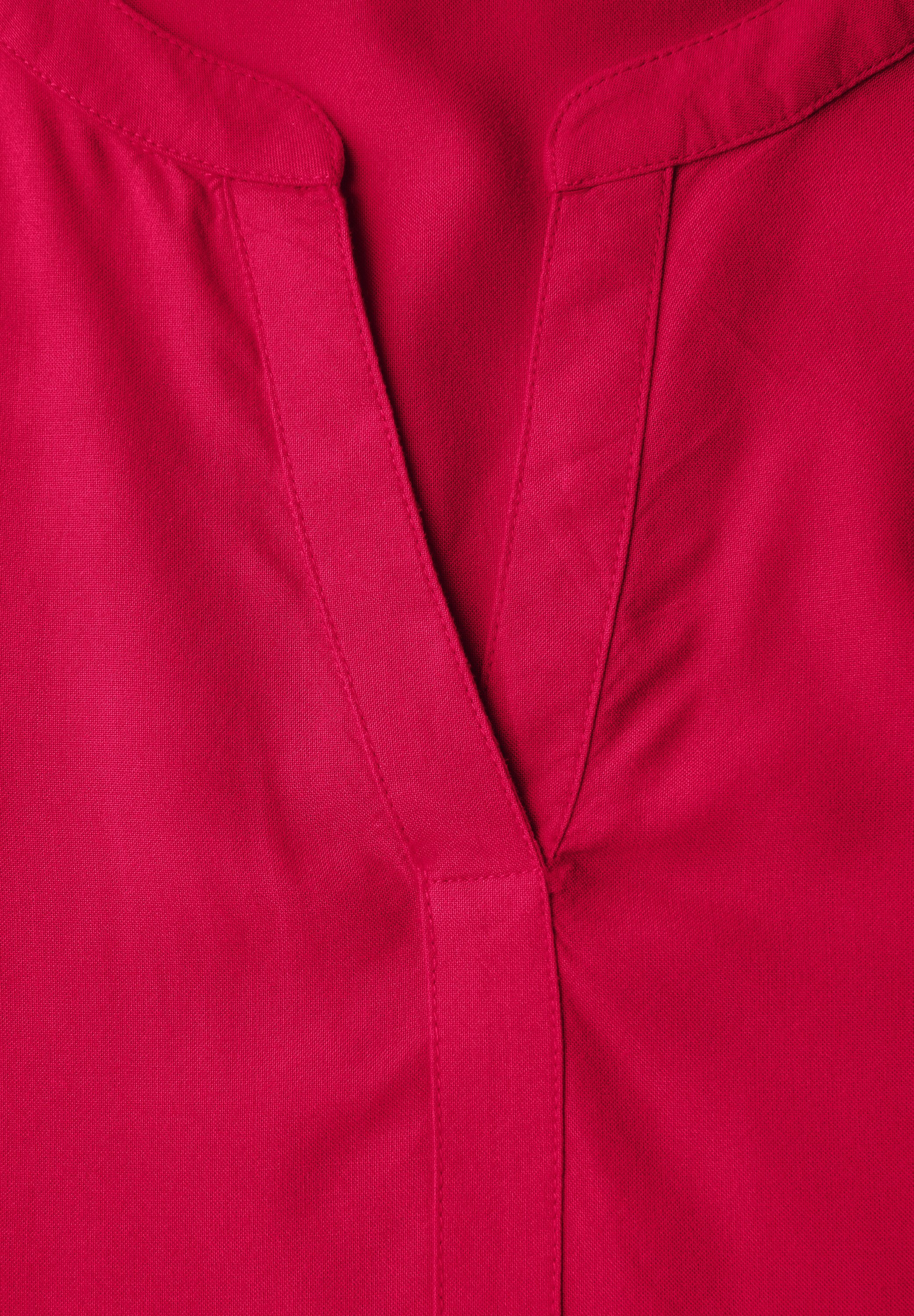 CECIL Kurzarmbluse mit Elastiksaum