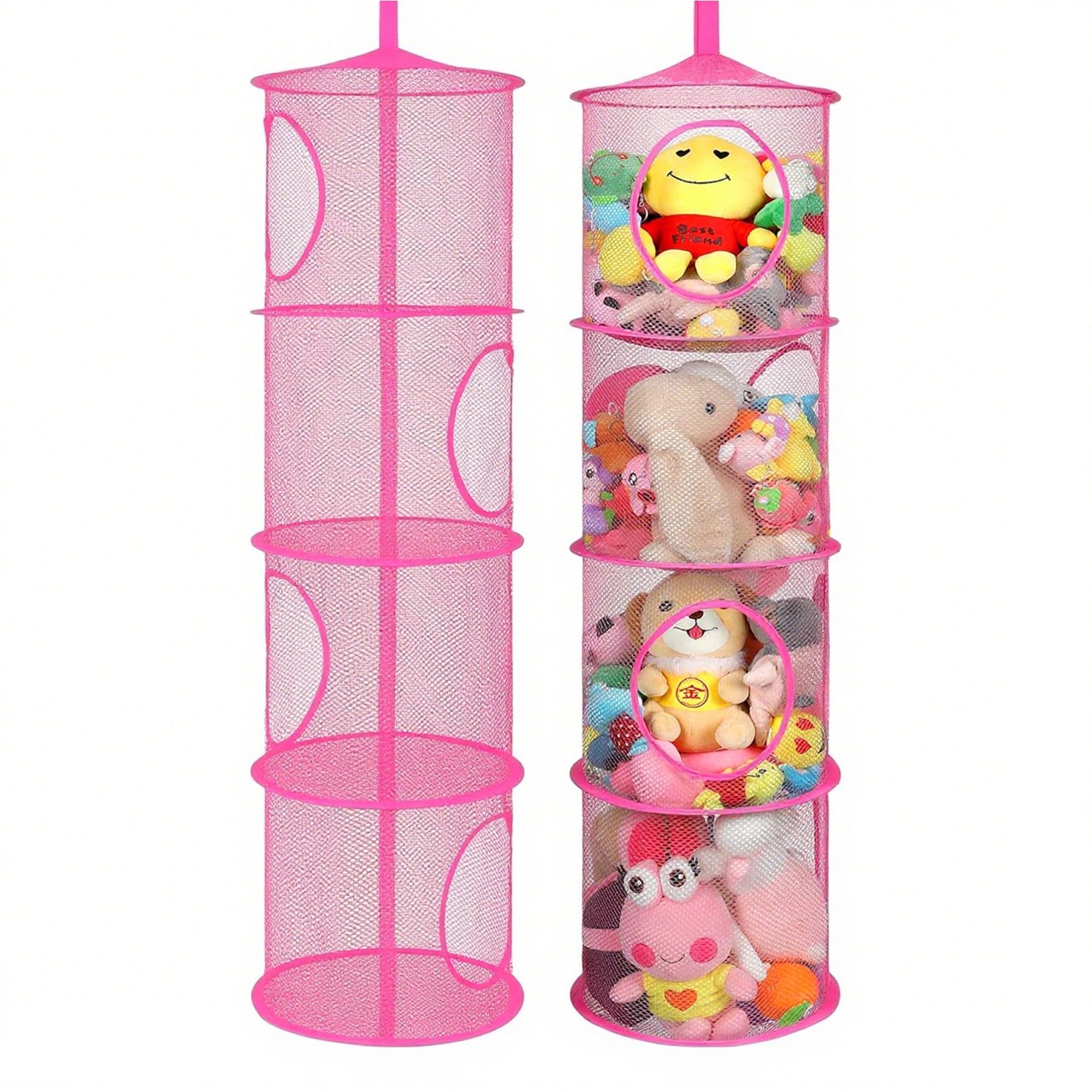 Mutig Hängeregal 2 Stück Hängeregal, 4 Stufe Faltbare Hängeaufbewahrung Org günstig online kaufen