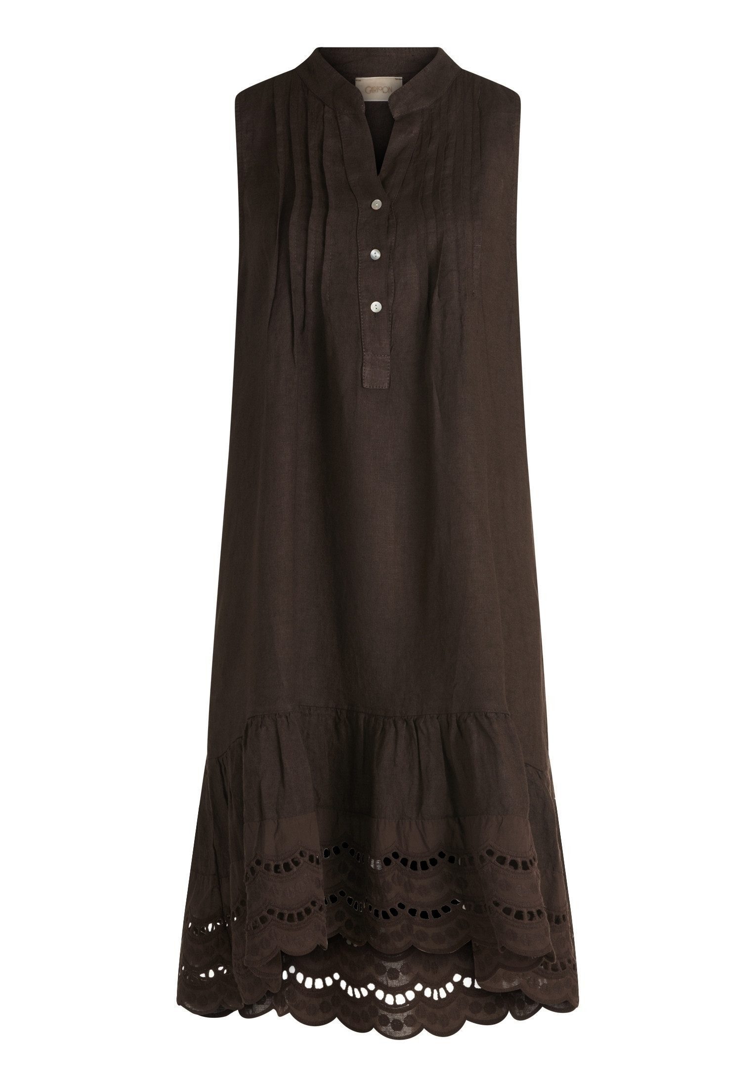 Cartoon Druckkleid Damen mit Stickerei