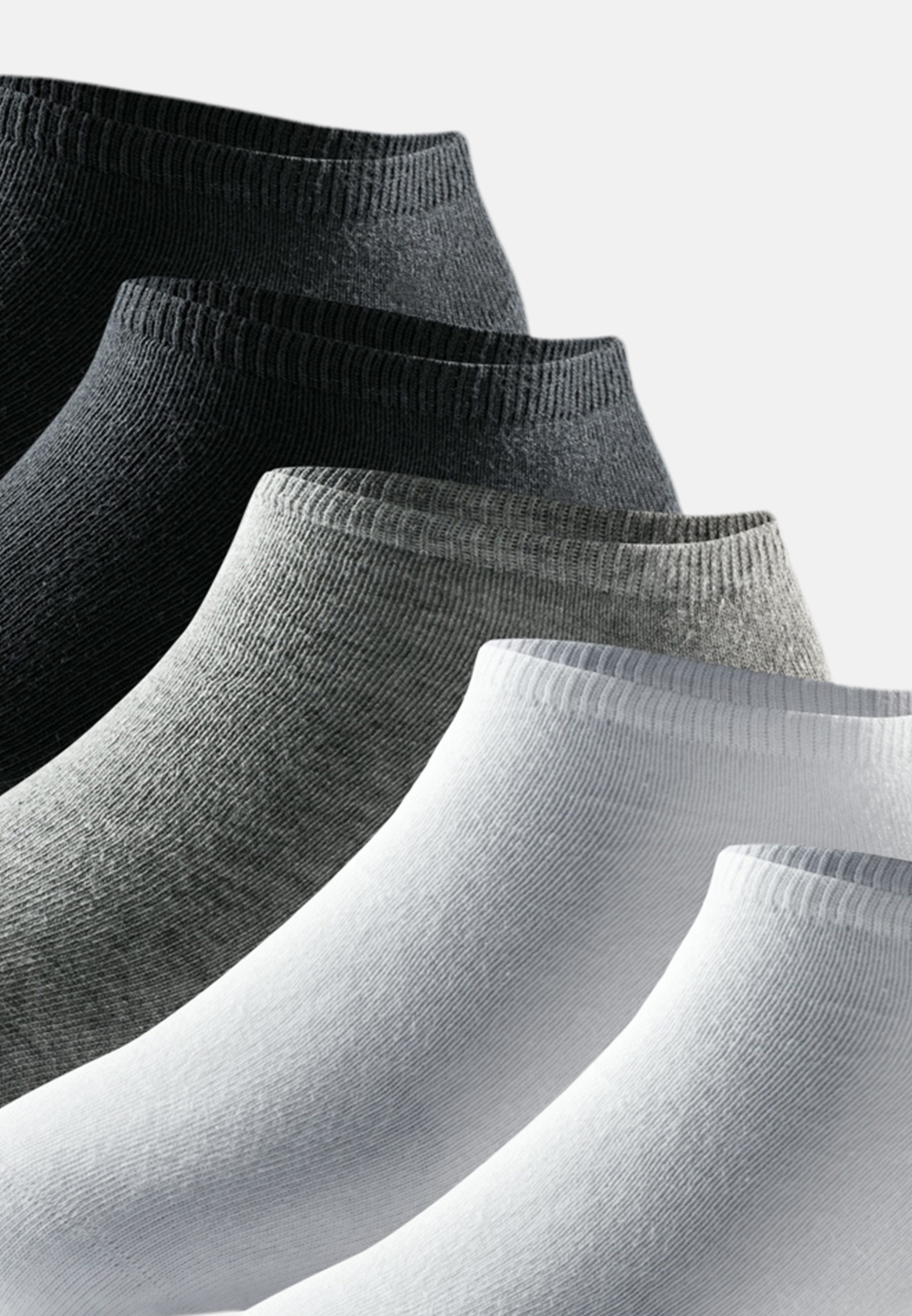 Schiesser Sneakersocken 10er Pack Bluebird (Spar-Set, 10-Paar) Sneaker Socken - Baumwolle - Atmungsaktiv - Verstärkte Belastungszonen