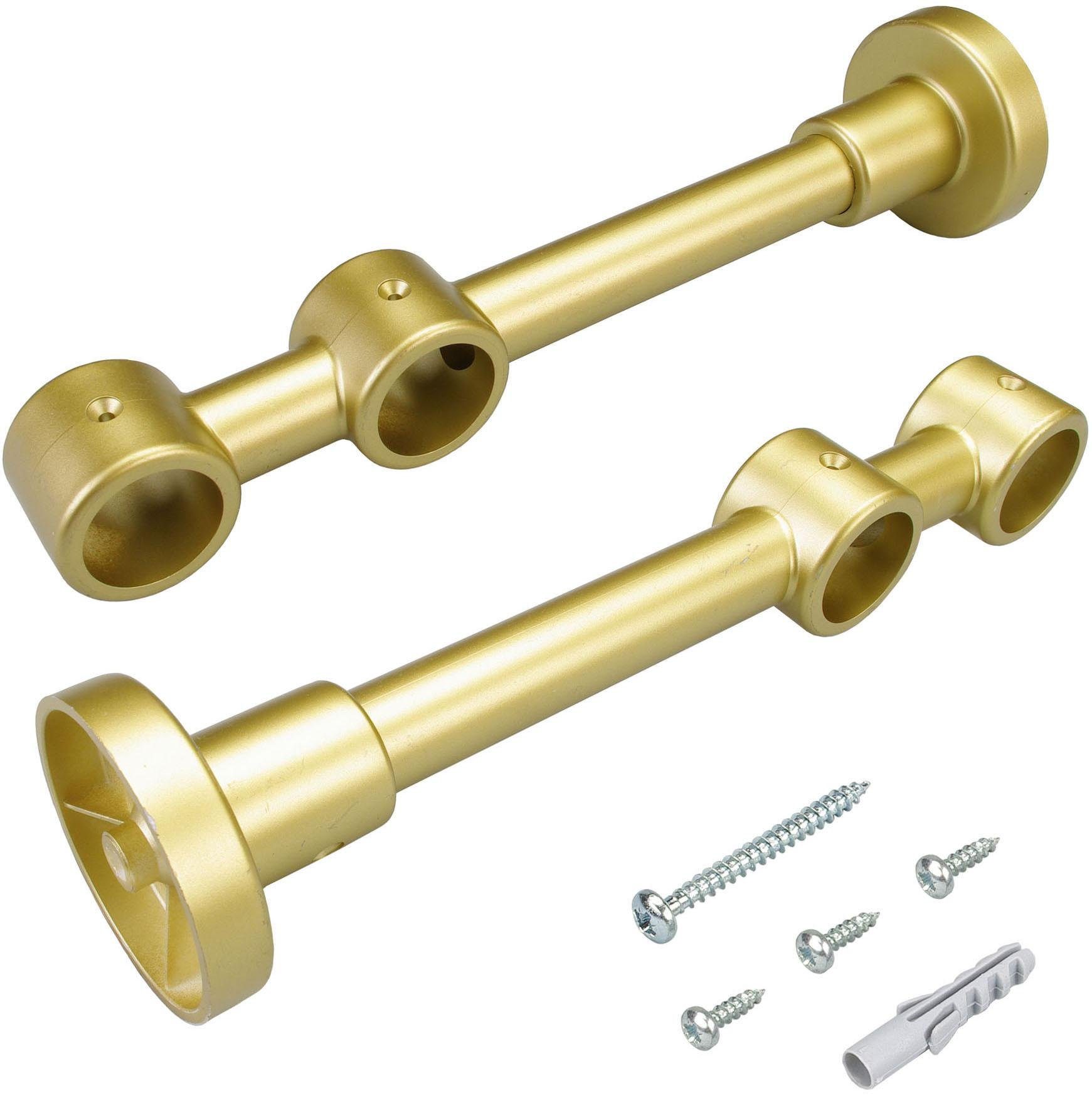 Liedeco Doppelträger, Gardinenstangen, (1-St), für Gardinenstangen Ø 20 mm günstig online kaufen