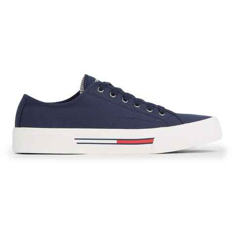 Tommy Jeans TOMMY JEANS CANVAS SNEAKER Sneaker mit Logoflagge in der Sohle, Freizeitschuh, Halbschuh, Schnürschuh