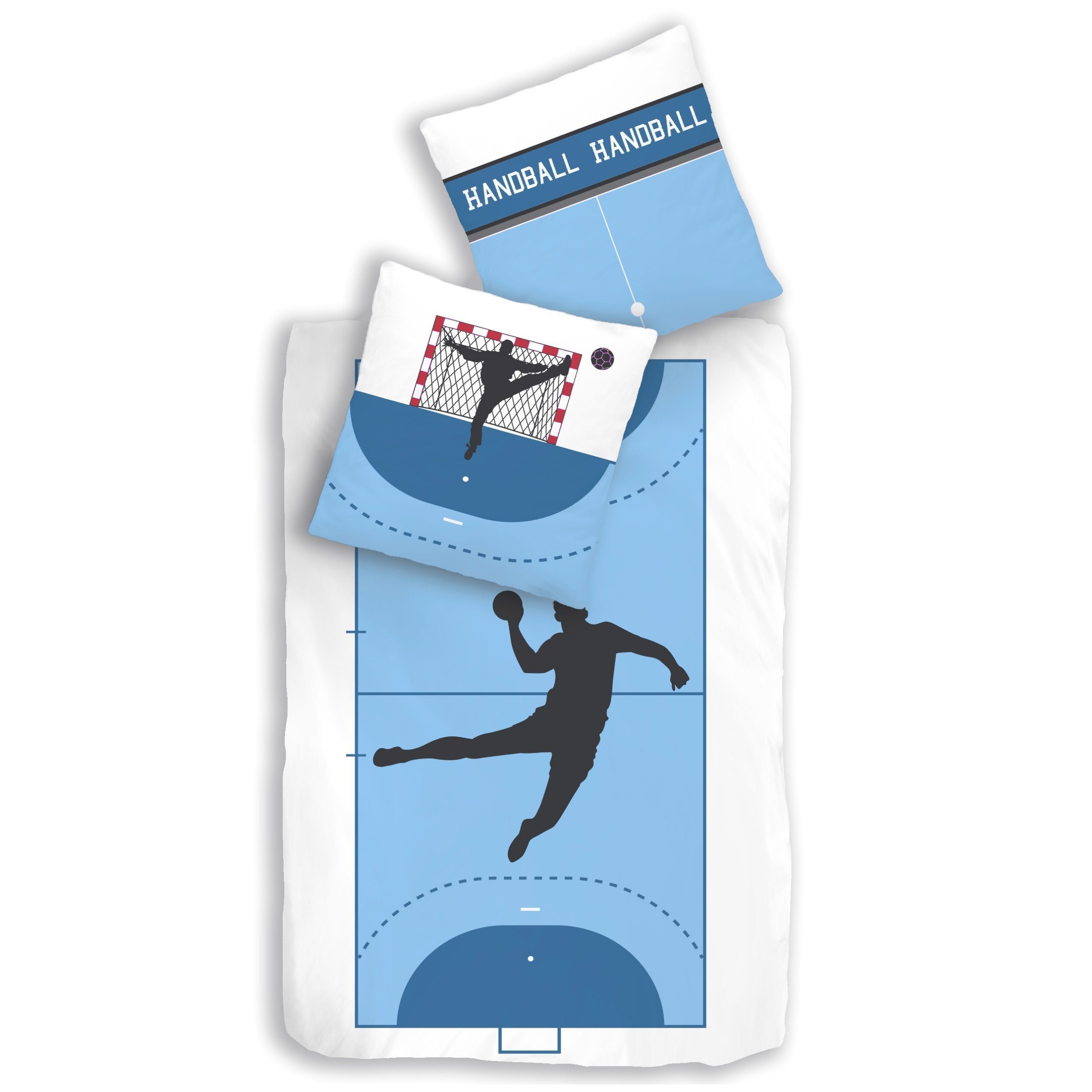 MTOnlinehandel Bettwäsche Handball 135x200 + 80x80 günstig online kaufen