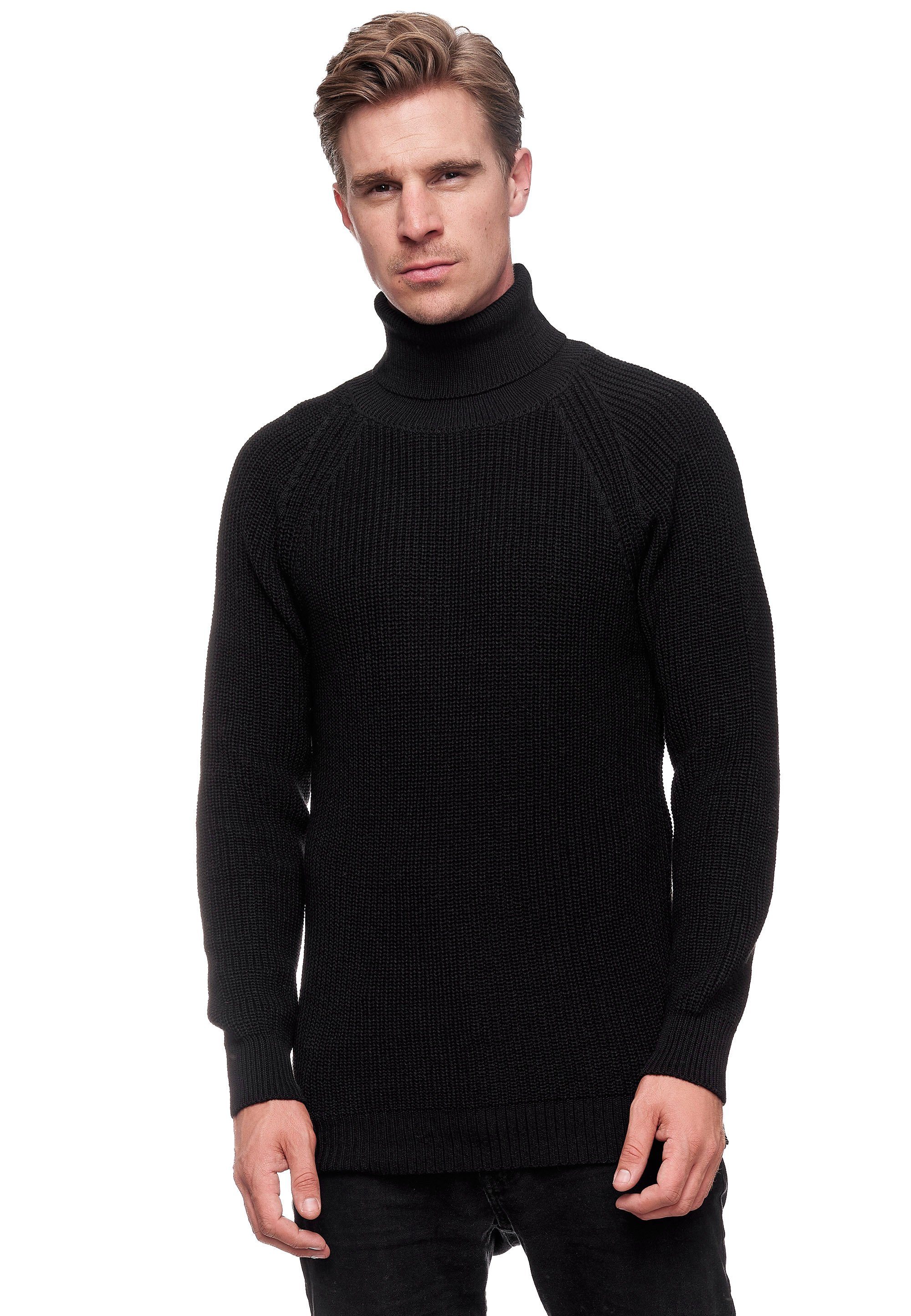 Rusty Neal Rollkragenpullover mit kuscheligem Rollkragen