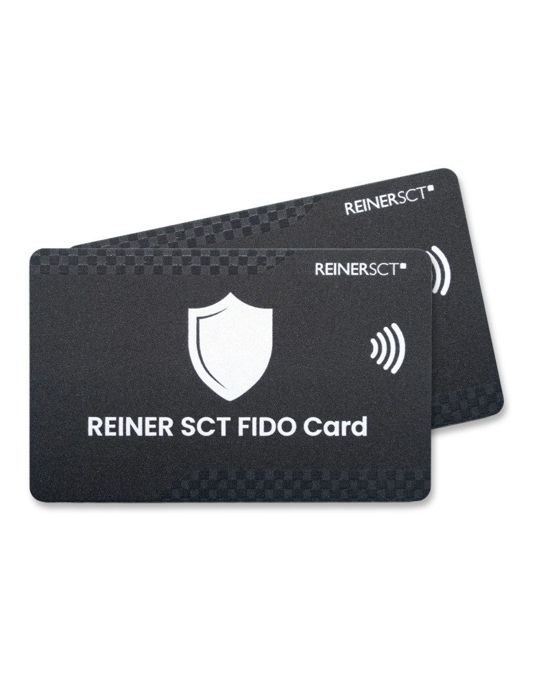 REINER SCT Etui FIDO Card, Sicherheitskarte mit NFC & MIFARE DESFire für passwortlose