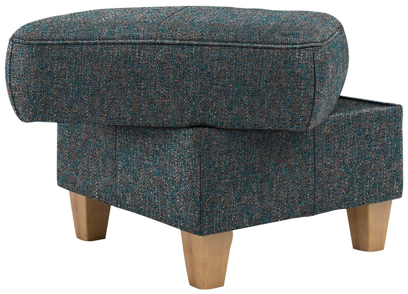 Home affaire Polsterhocker Palmera, B: 58 cm, mit Stauraum, Federkern