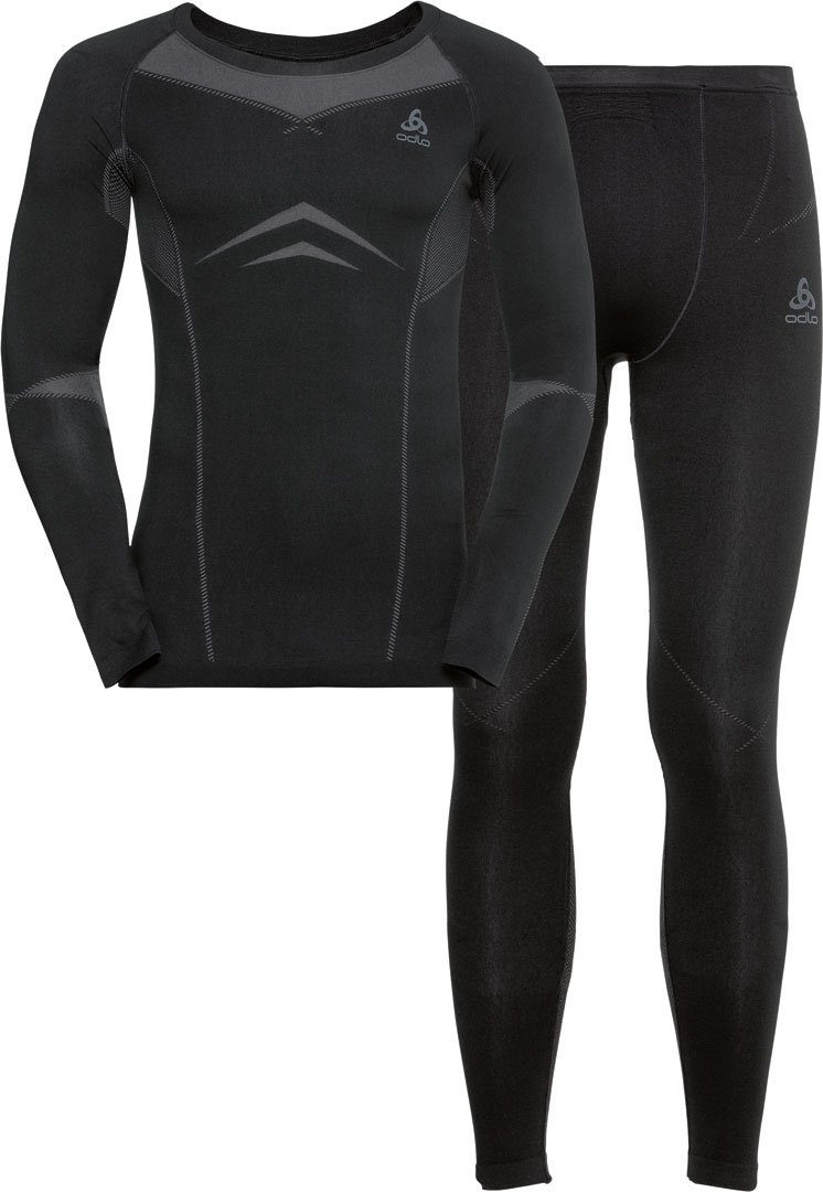 Odlo Thermounterhemd ODLO SET LONG PERFORMANCE EVOLUTION WARM Longsleeve & Hose black