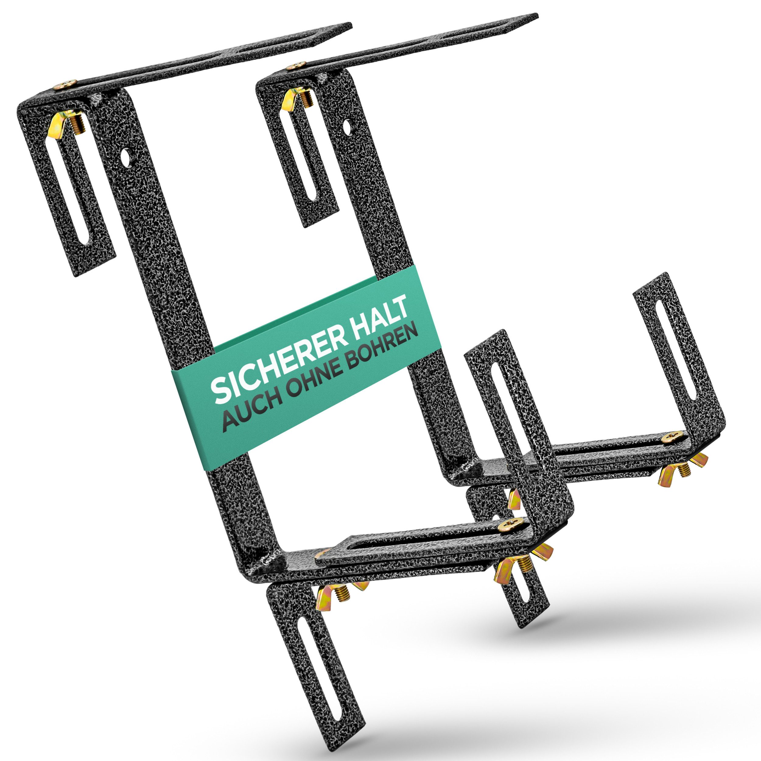 Kamelio Blumenkastenhalter 3xBalkonkasten Halterung Blumenkasten verstellba günstig online kaufen
