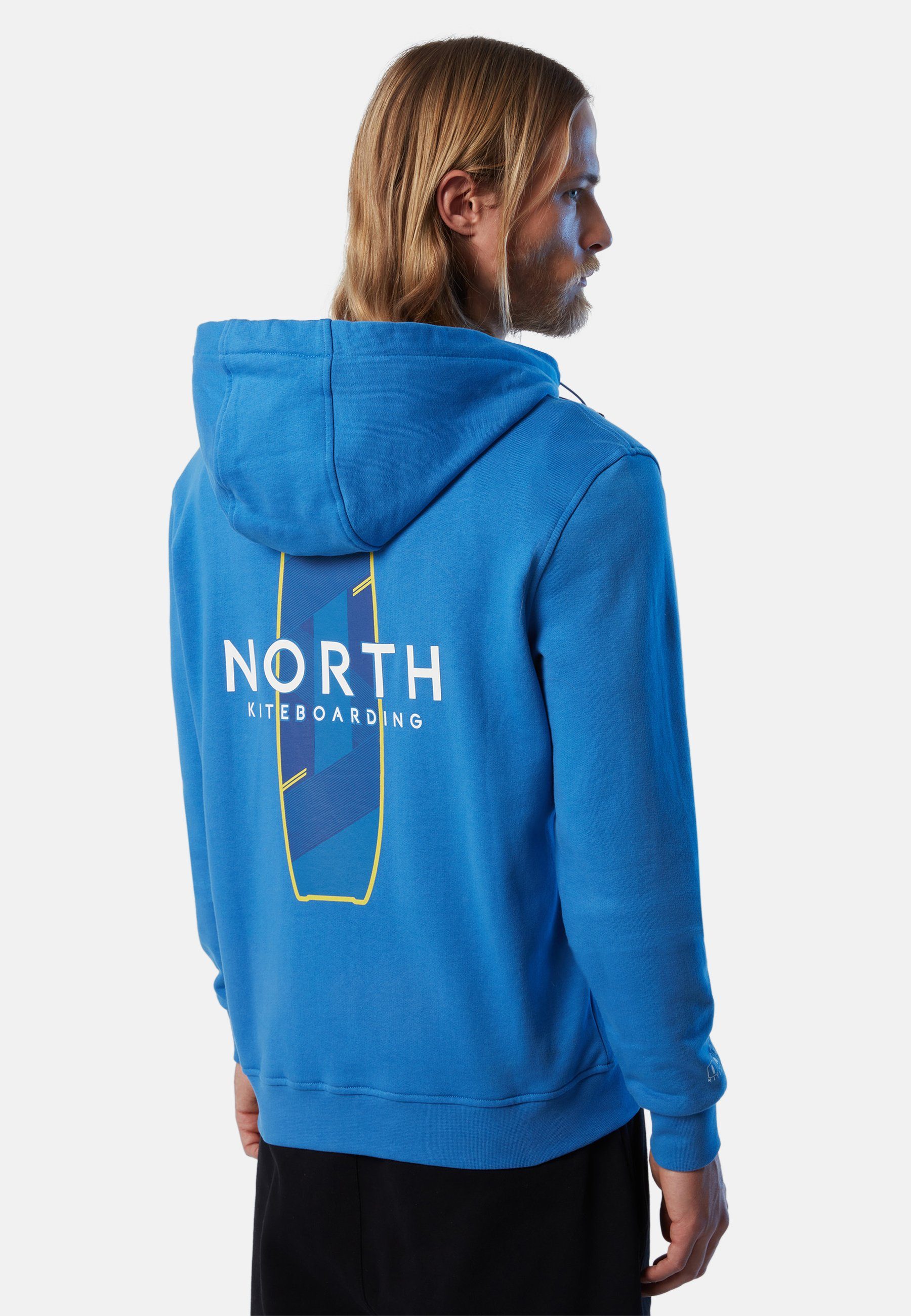 BLUE North Sails full sweatshirt kite Hoodie zip Fleecepullover