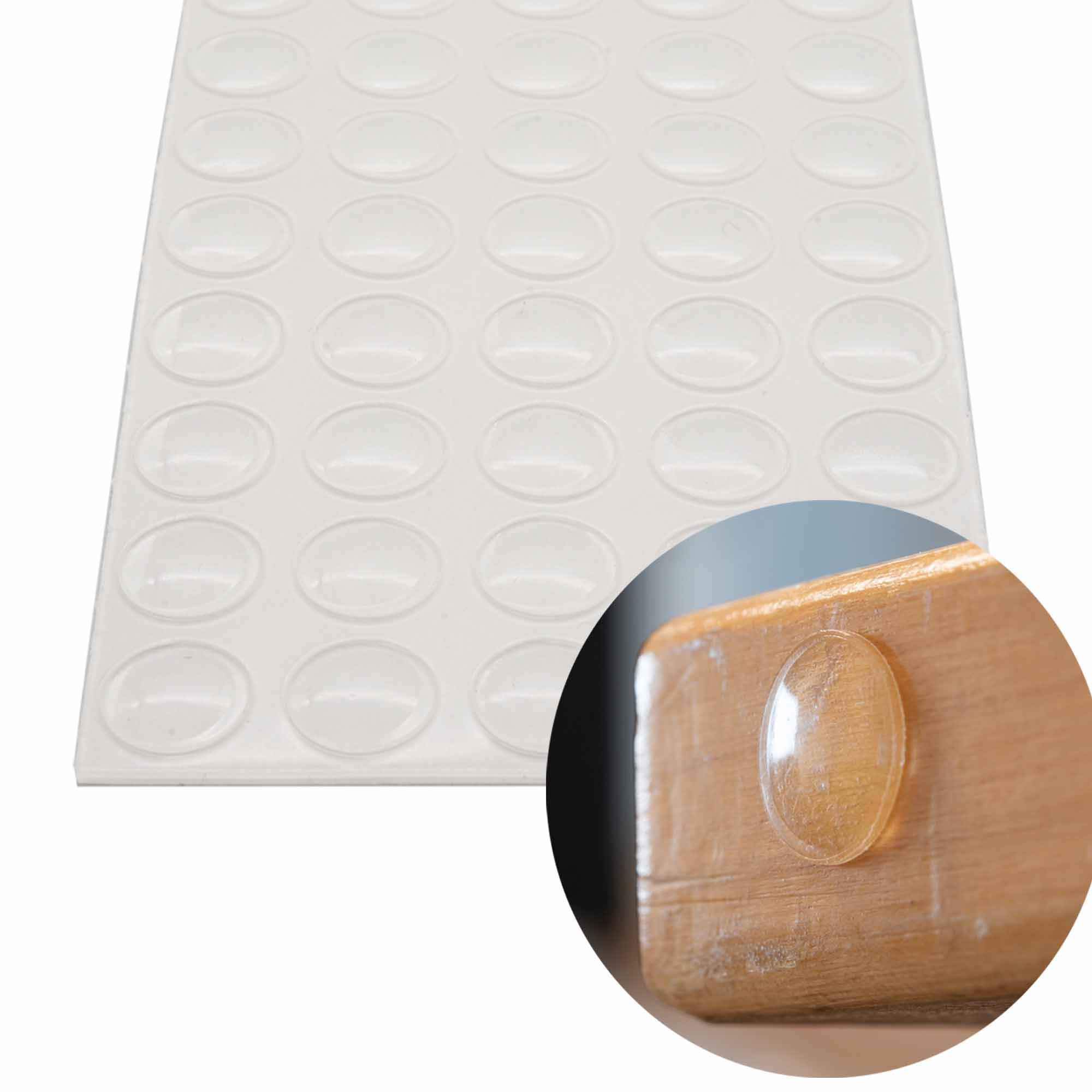 BENSON Anschlagpuffer Anschlagpuffer Elastikpuffer Selbstklebend, (50 St), Schutzpuffer, Wandschutz, Möbelschutz
