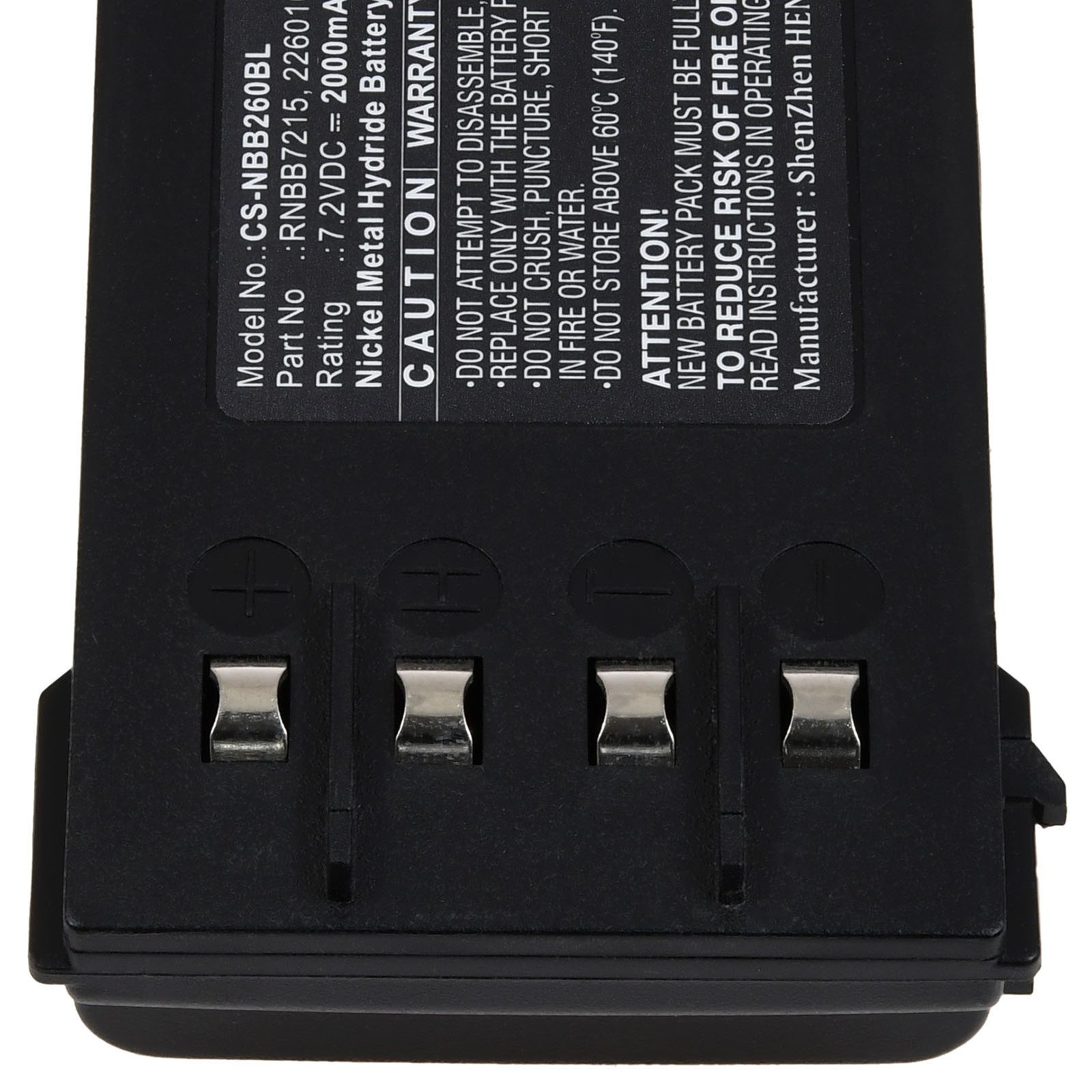 Powery Akku für NBB Typ 2254100 Akku 2000 mAh (7.2 V)