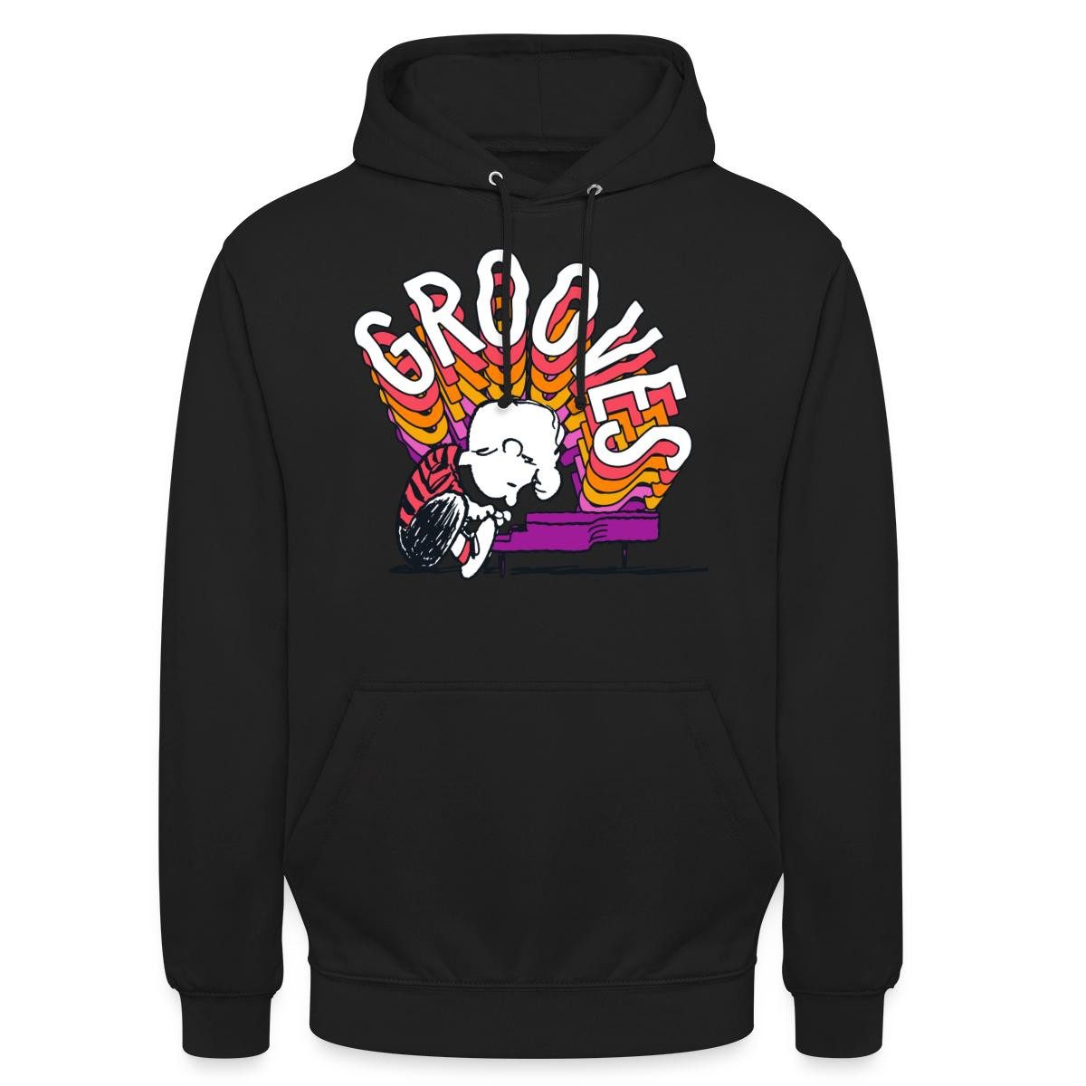 Spreadshirt Hoodie Peanuts Schroeder Grooves Musik Am Klavier Unisex Hoodie (1-tlg)